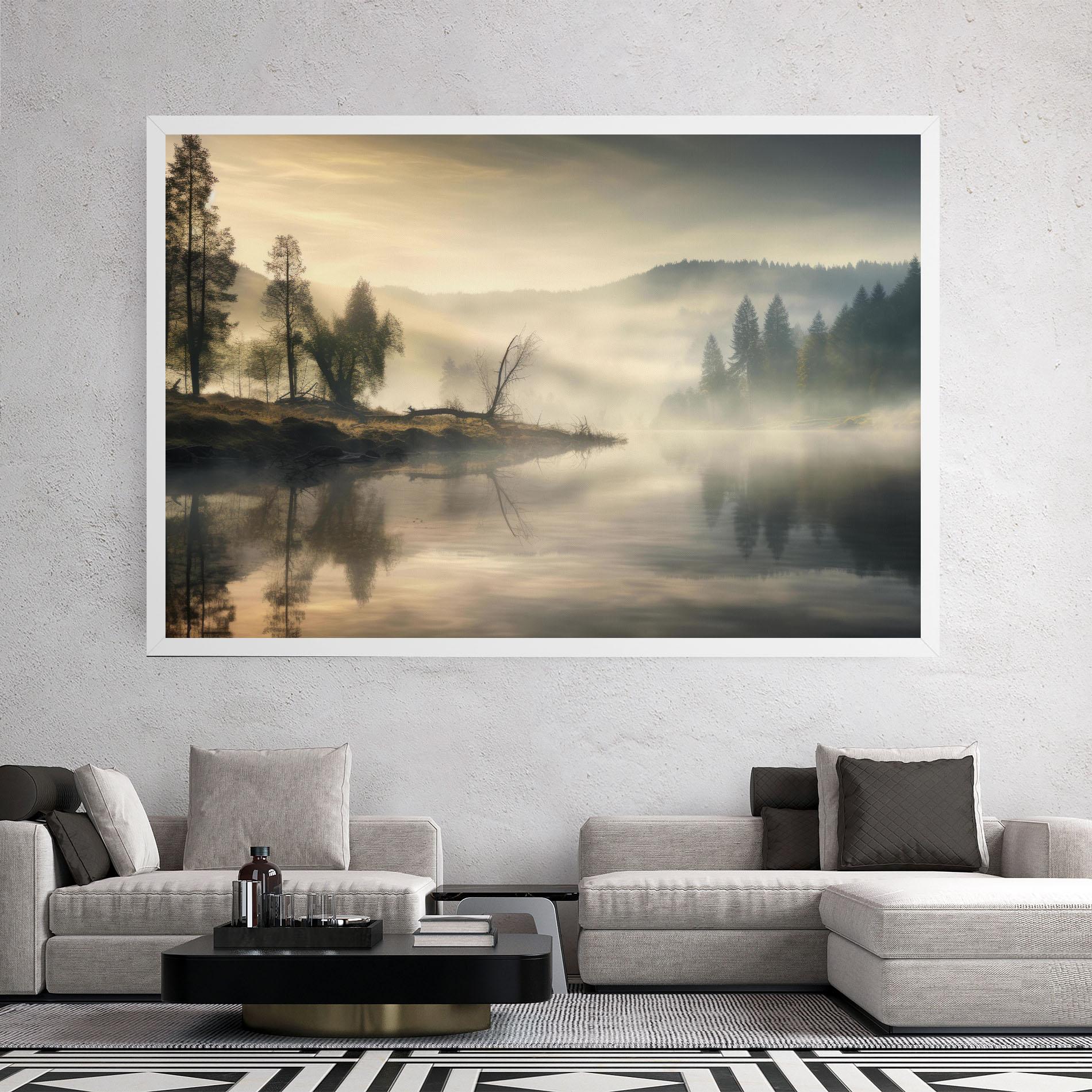 Vászonkép Foggy Morning mockup 2