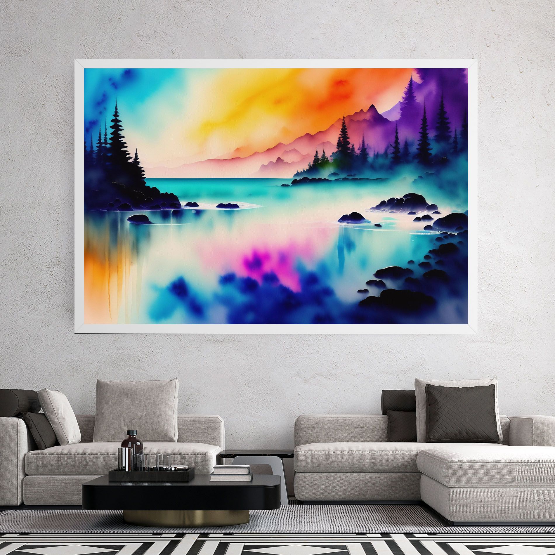 Lake Painting mockup 2