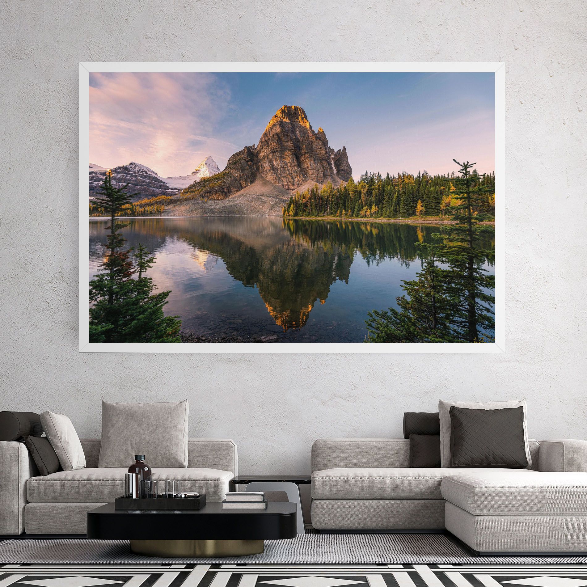 Mountain Sunrise Lake mockup 2