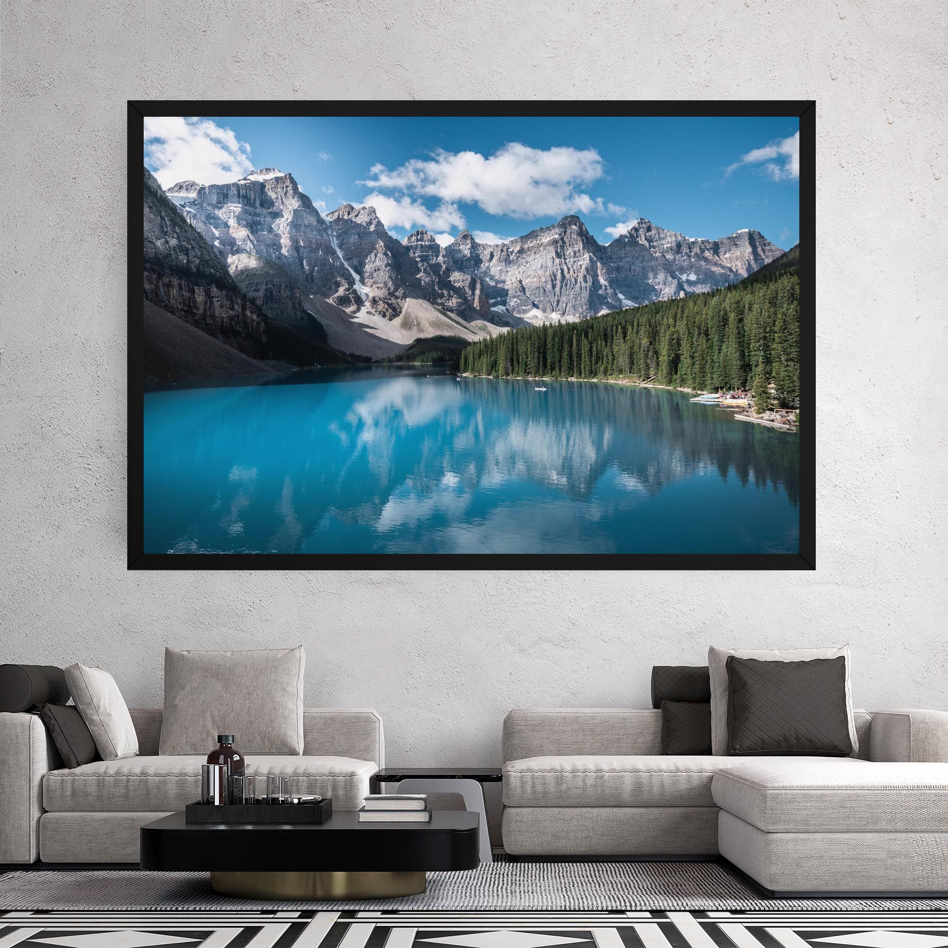 Beautiful Lake Canada mockup 2
