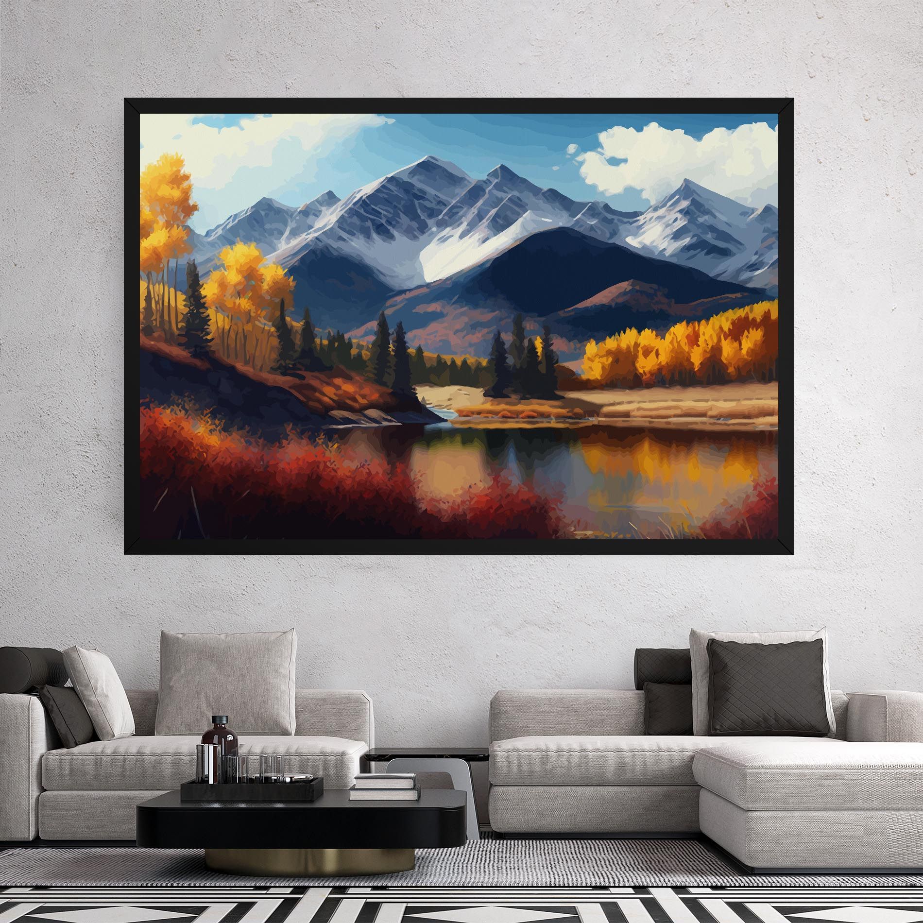 Lake Autumn View mockup 2