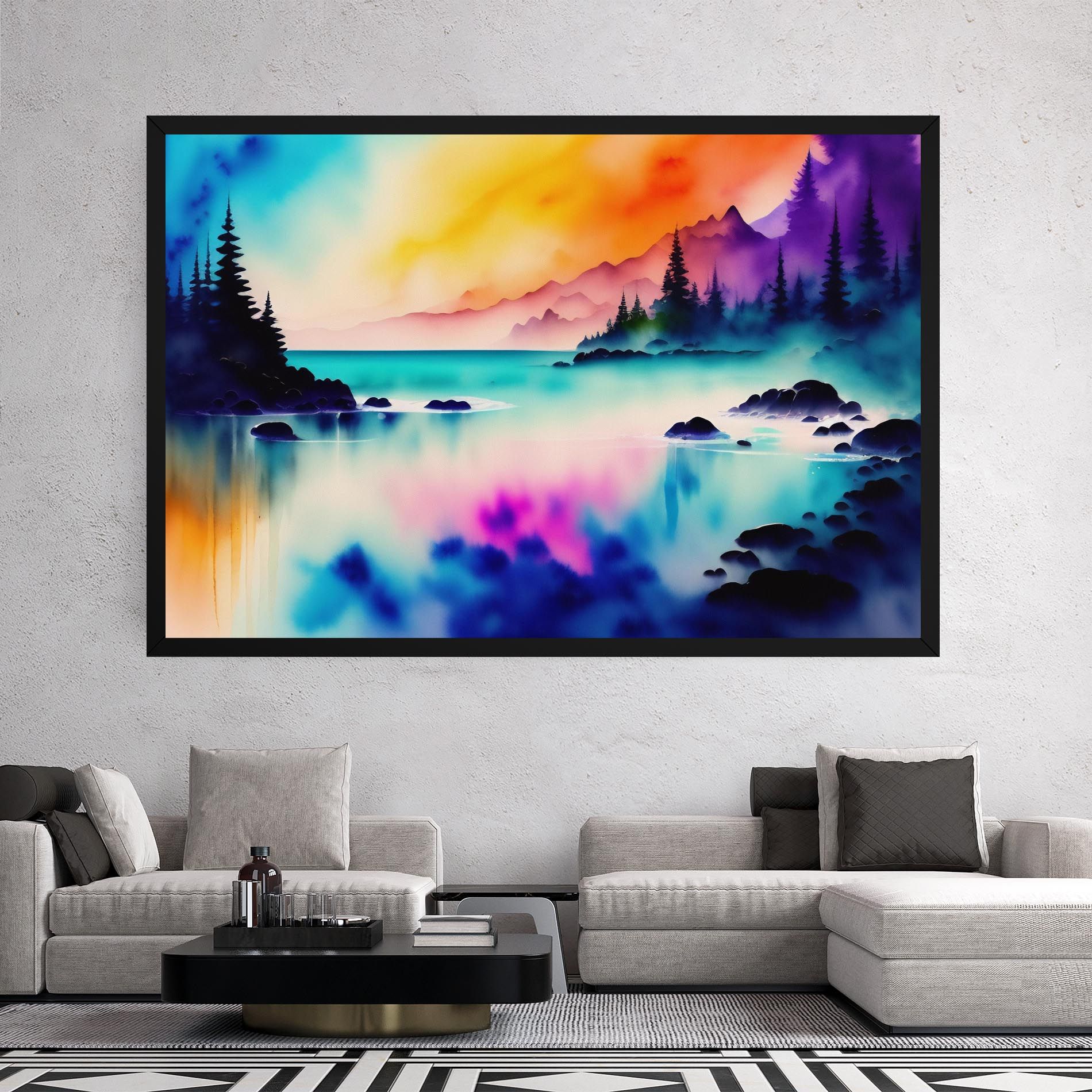 Lake Painting mockup 2