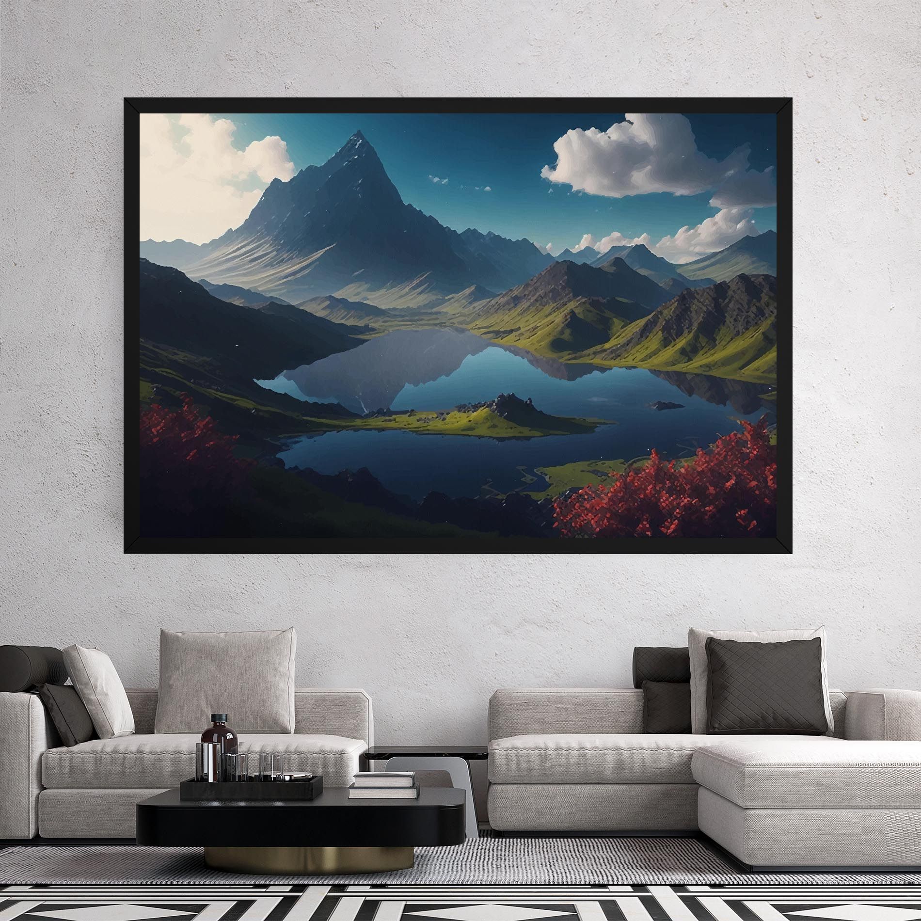 Red Flower Lake mockup 2