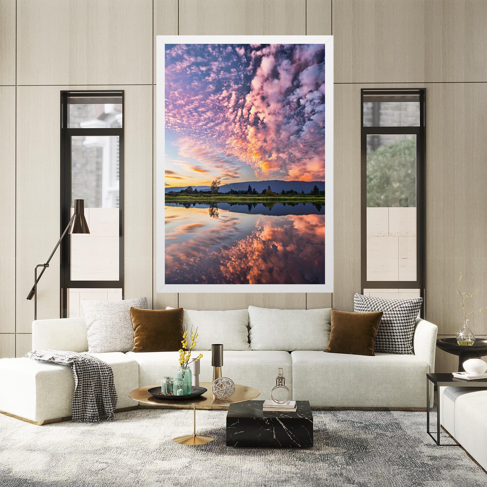 Vászonkép Beautiful Sky mockup 2