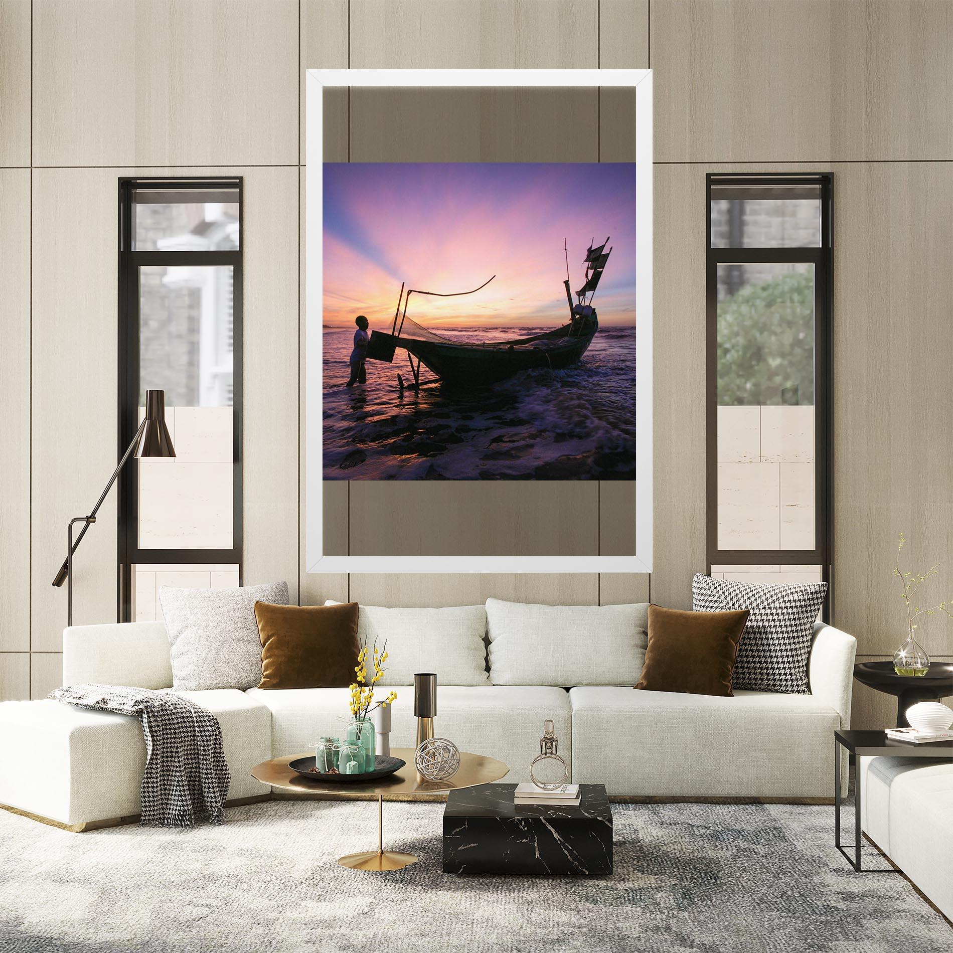 Vászonkép Sailor At Dawn mockup 2