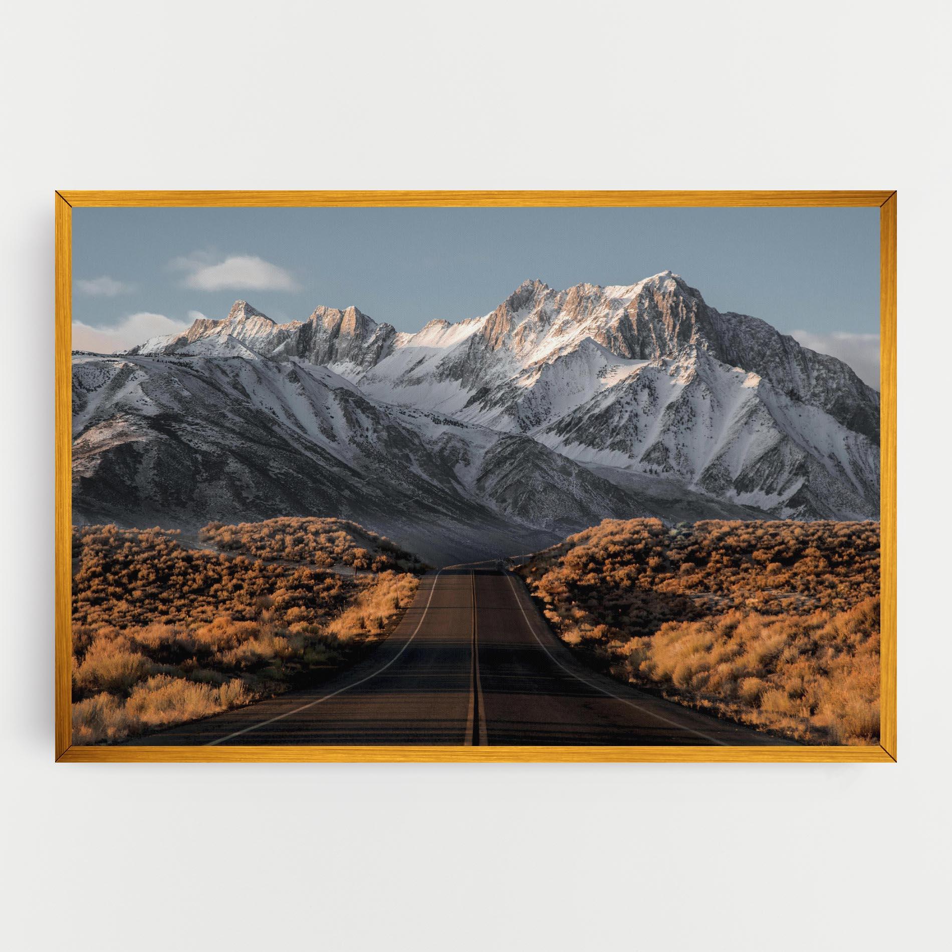Vászonkép Nice Mountain Road mockup 0
