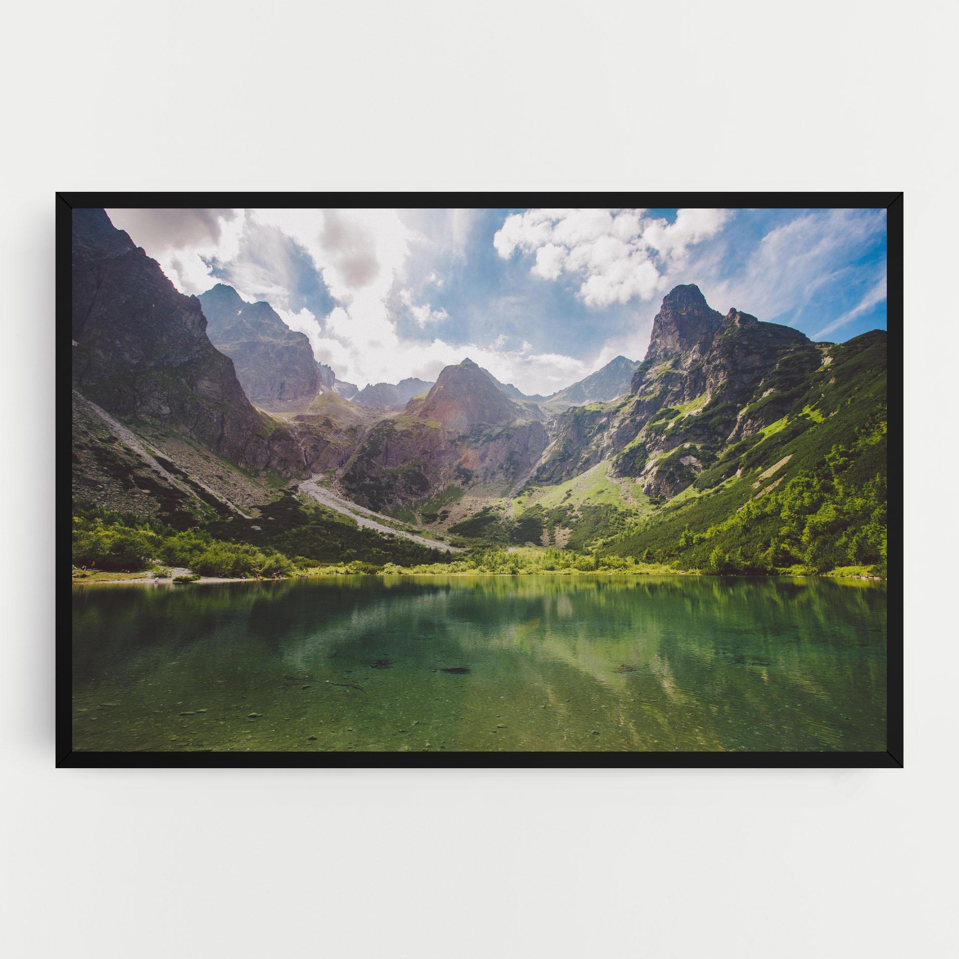 Vászonkép Green Mountain mockup 0