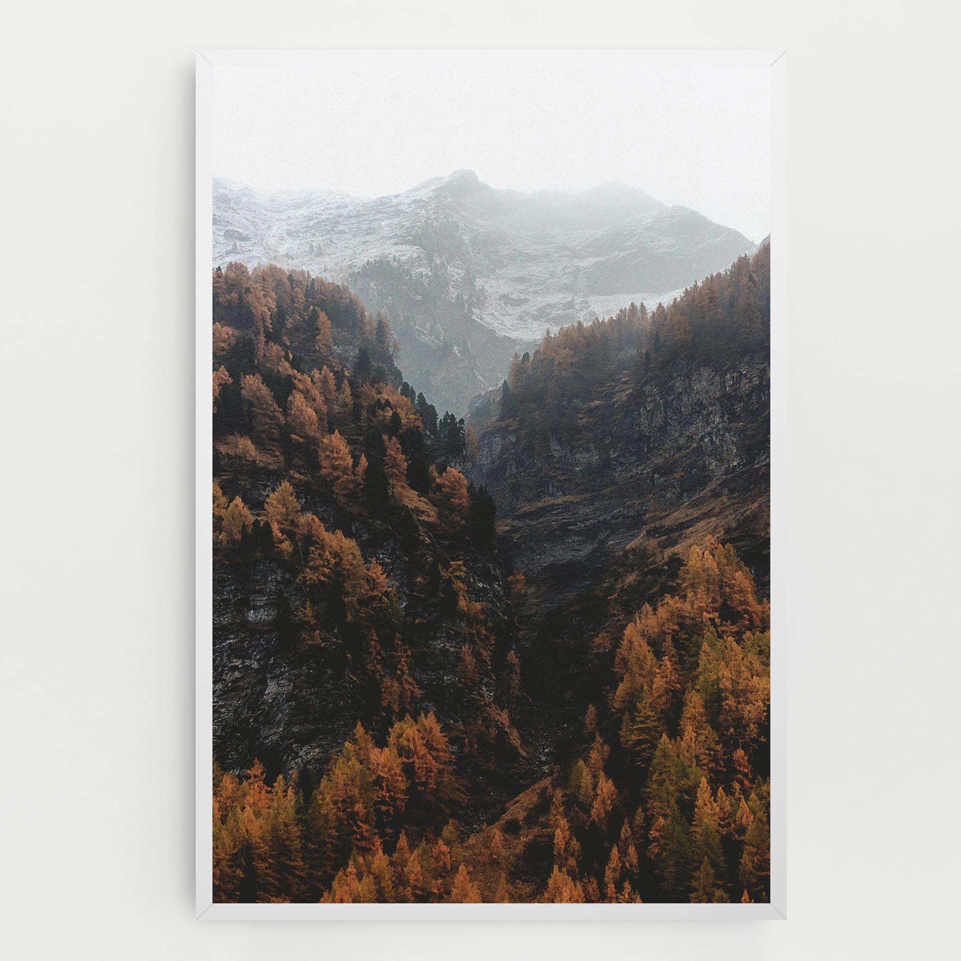 Vászonkép Autumn Mountain mockup 0