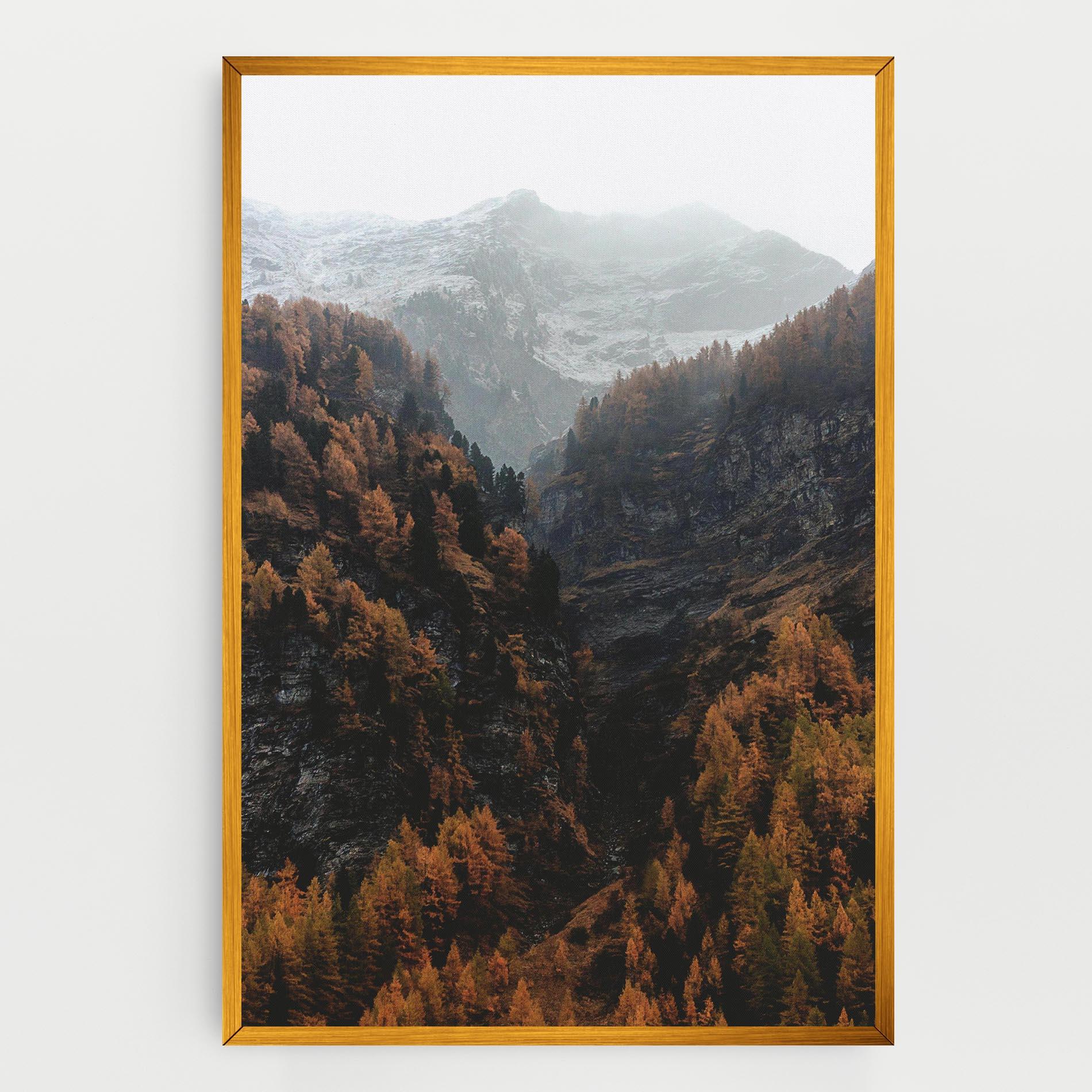 Vászonkép Autumn Mountain mockup 0