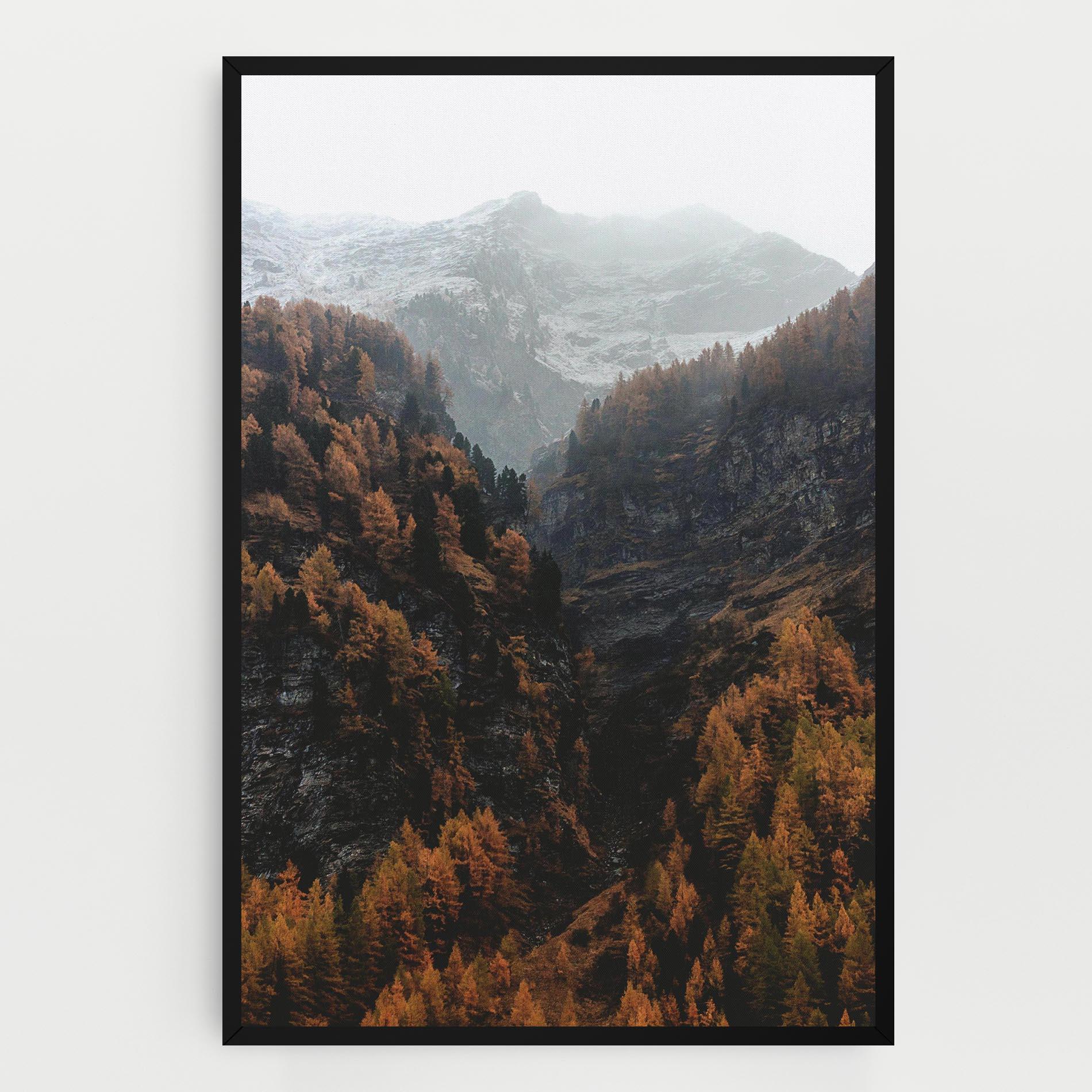 Vászonkép Autumn Mountain mockup 0
