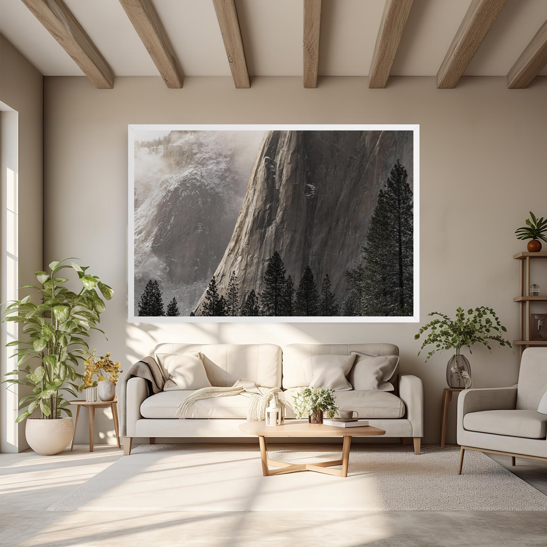 Vászonkép Green Tree Mountain mockup 6