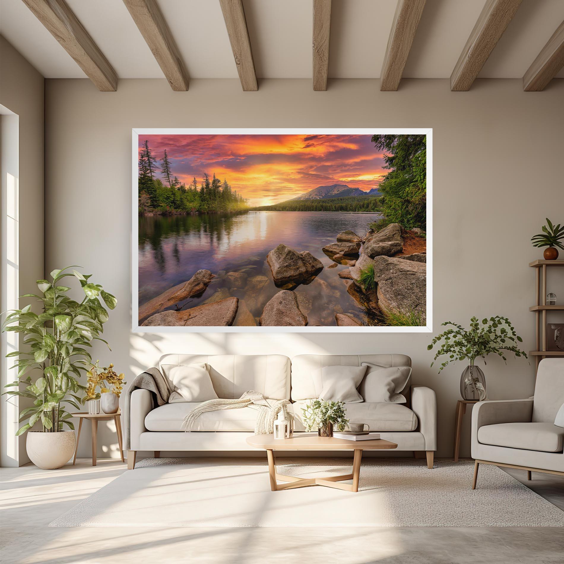 Vászonkép Tatra View mockup 6