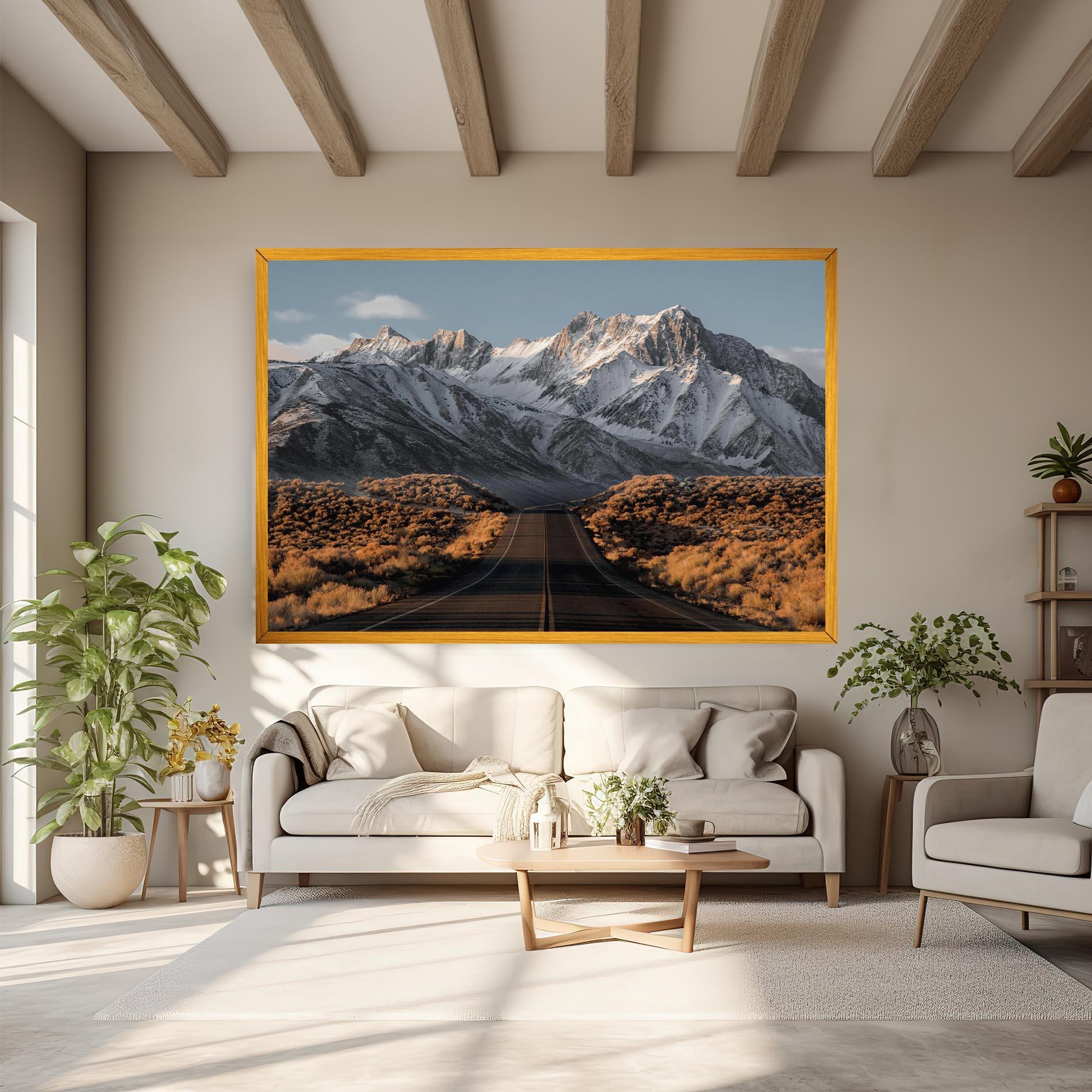 Vászonkép Nice Mountain Road mockup 6