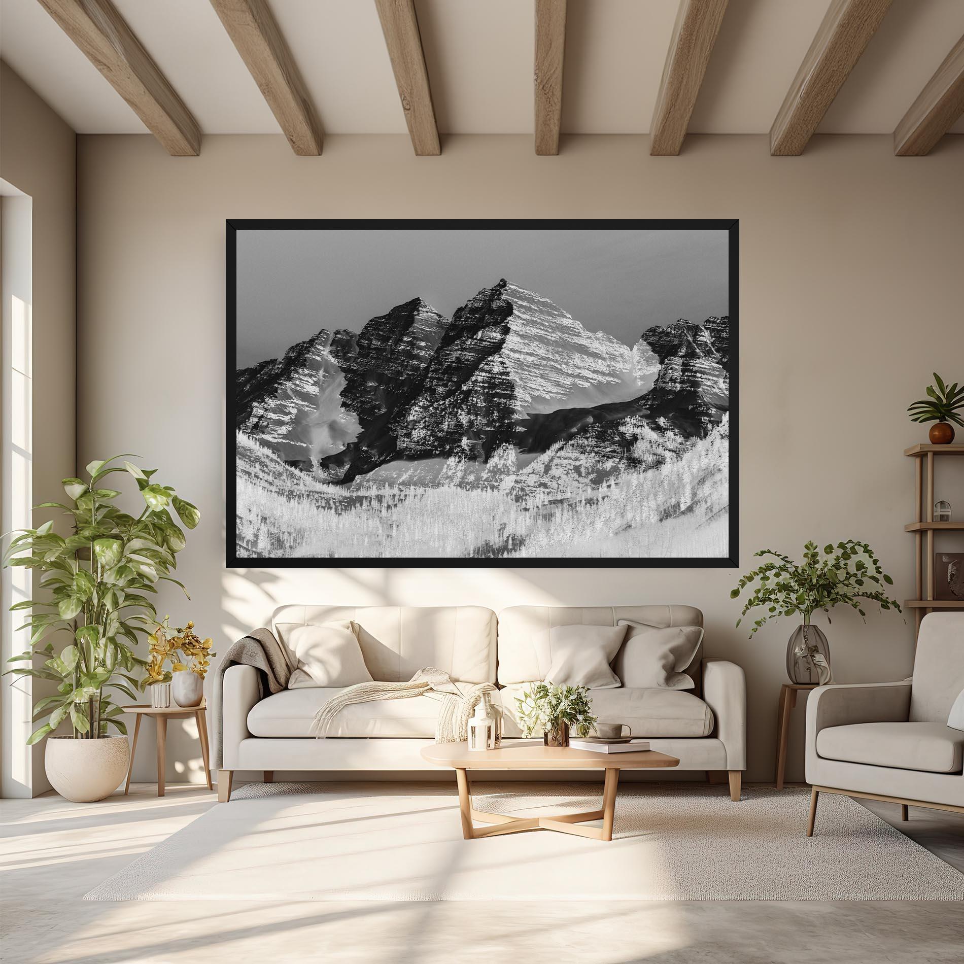 Vászonkép Green Shades Mountain mockup 6