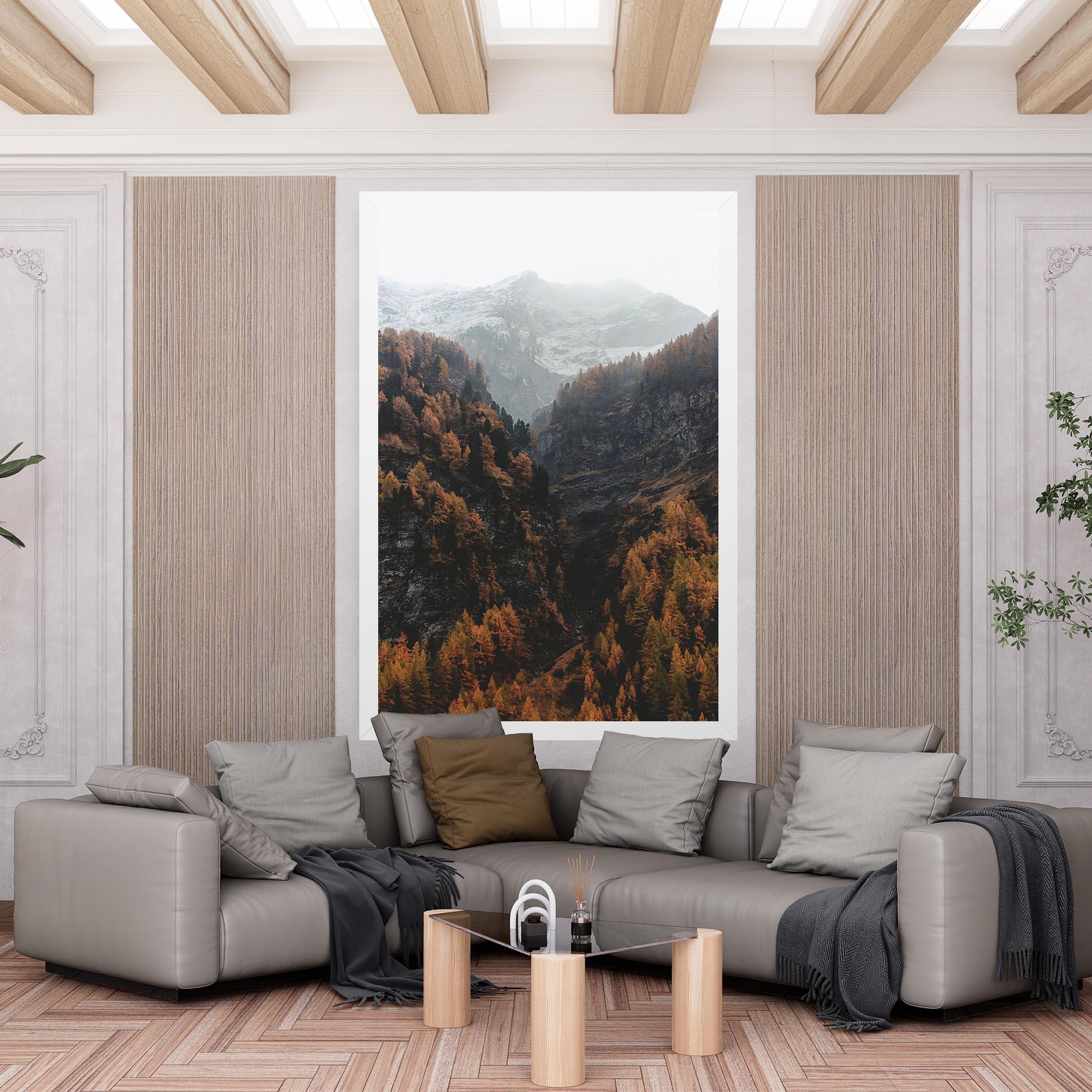 Vászonkép Autumn Mountain mockup 6