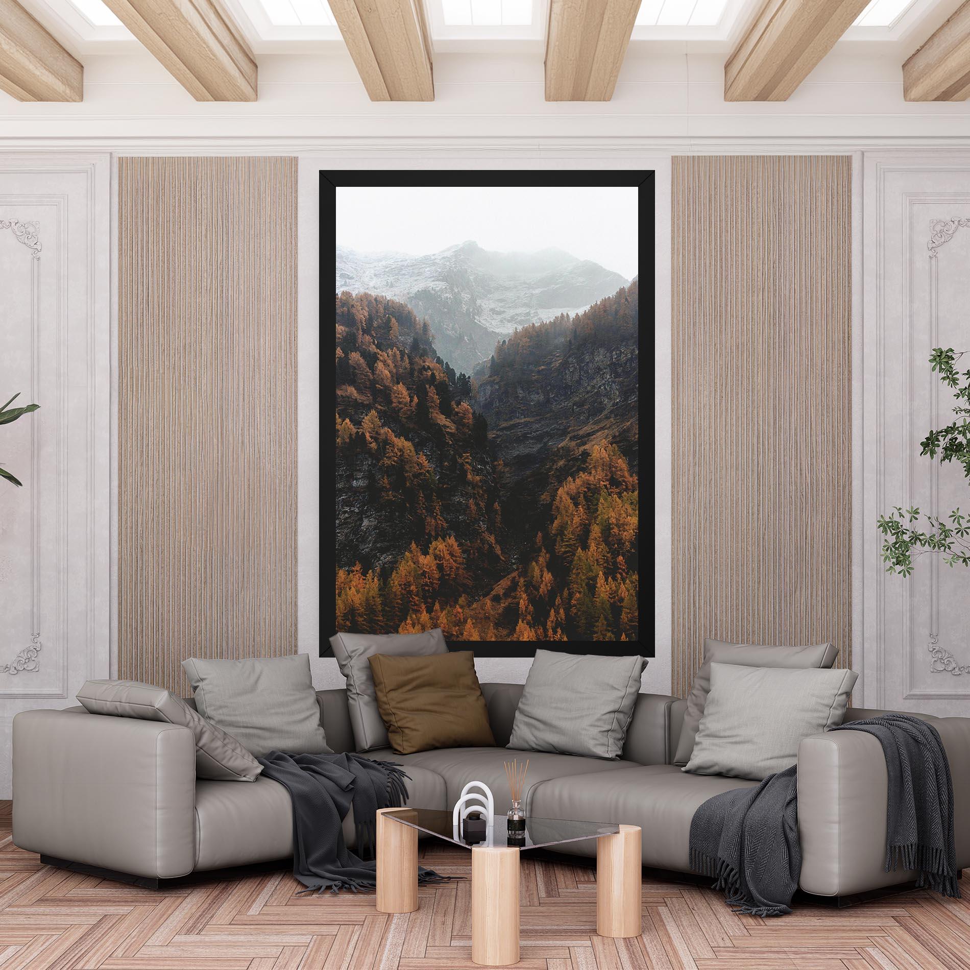 Vászonkép Autumn Mountain mockup 6