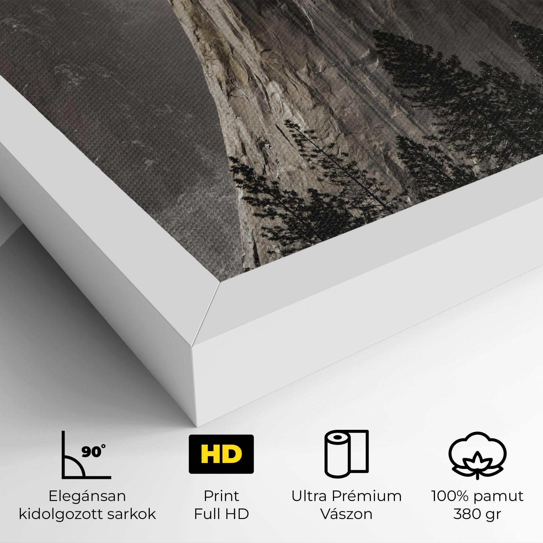 Vászonkép Green Tree Mountain mockup 4