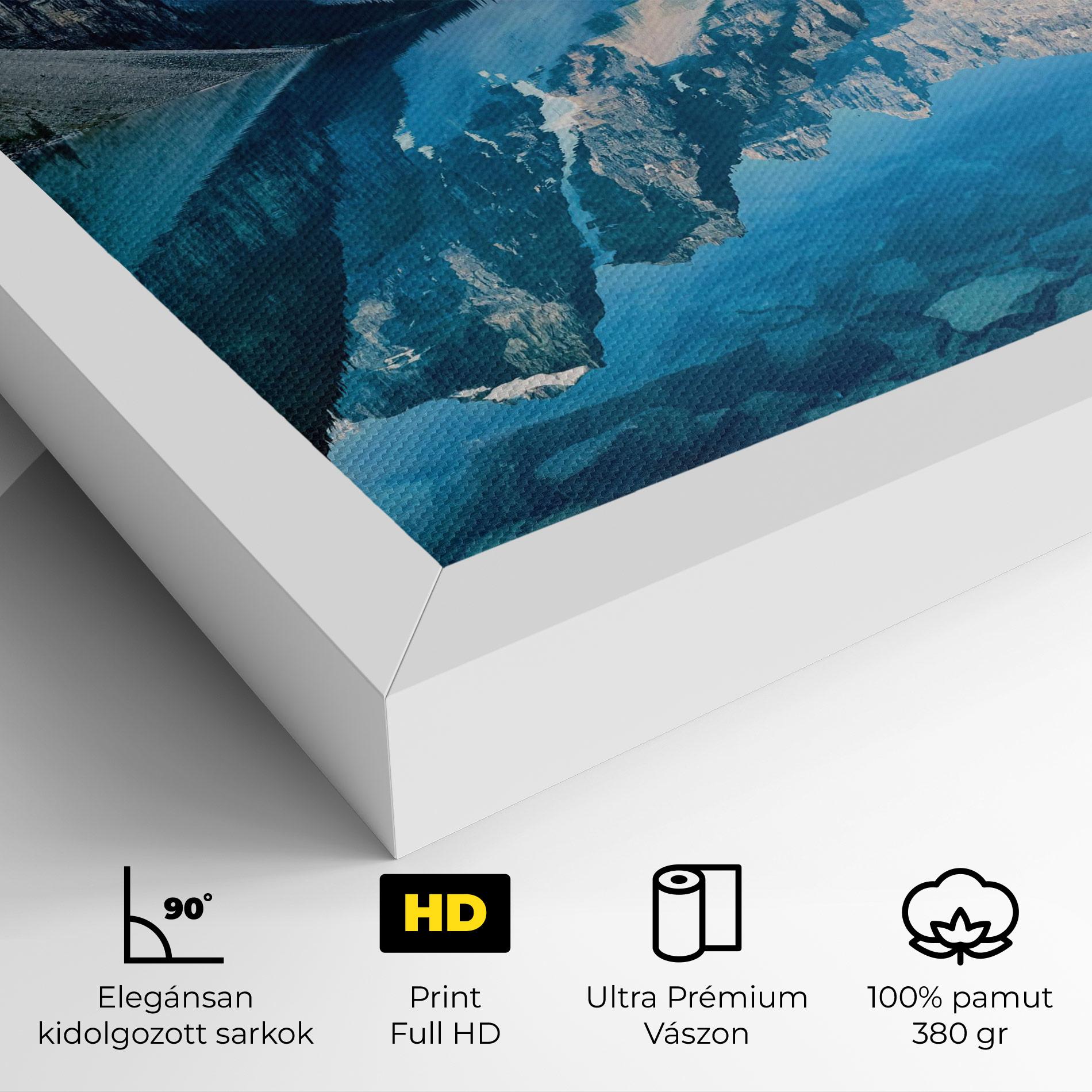 Vászonkép Mountain Crystal Lake mockup 4