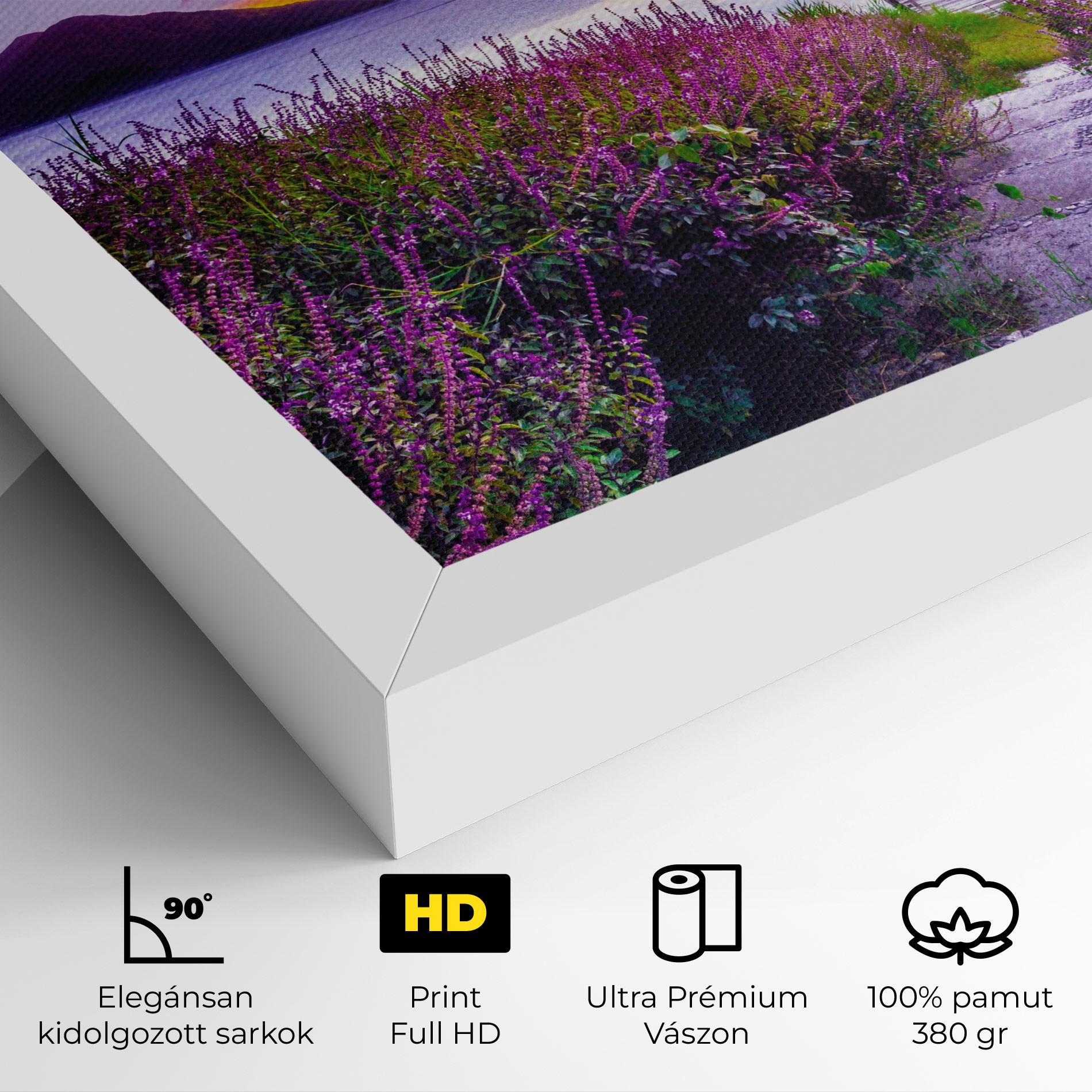 Vászonkép Purple Lake mockup 4