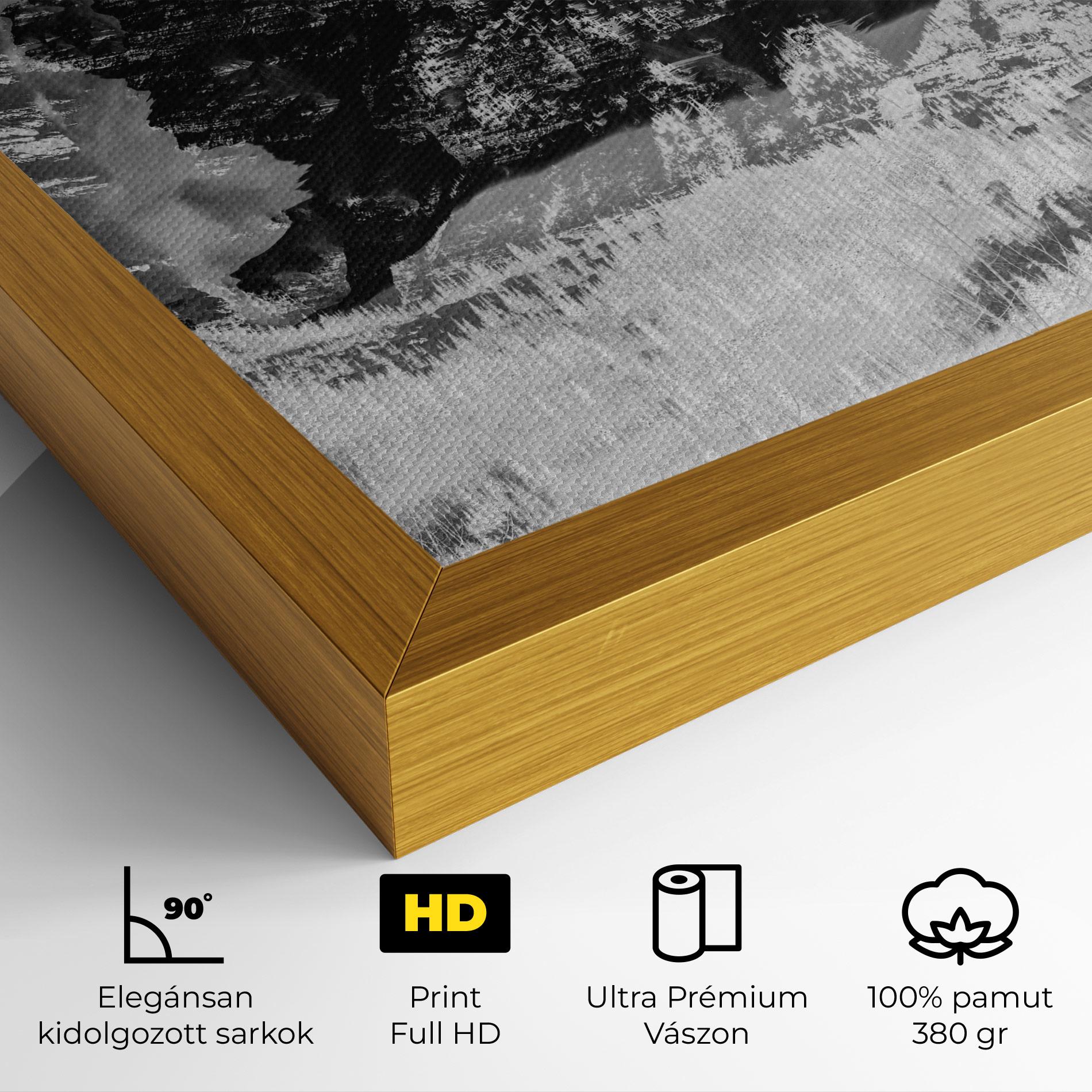 Vászonkép Green Shades Mountain mockup 4