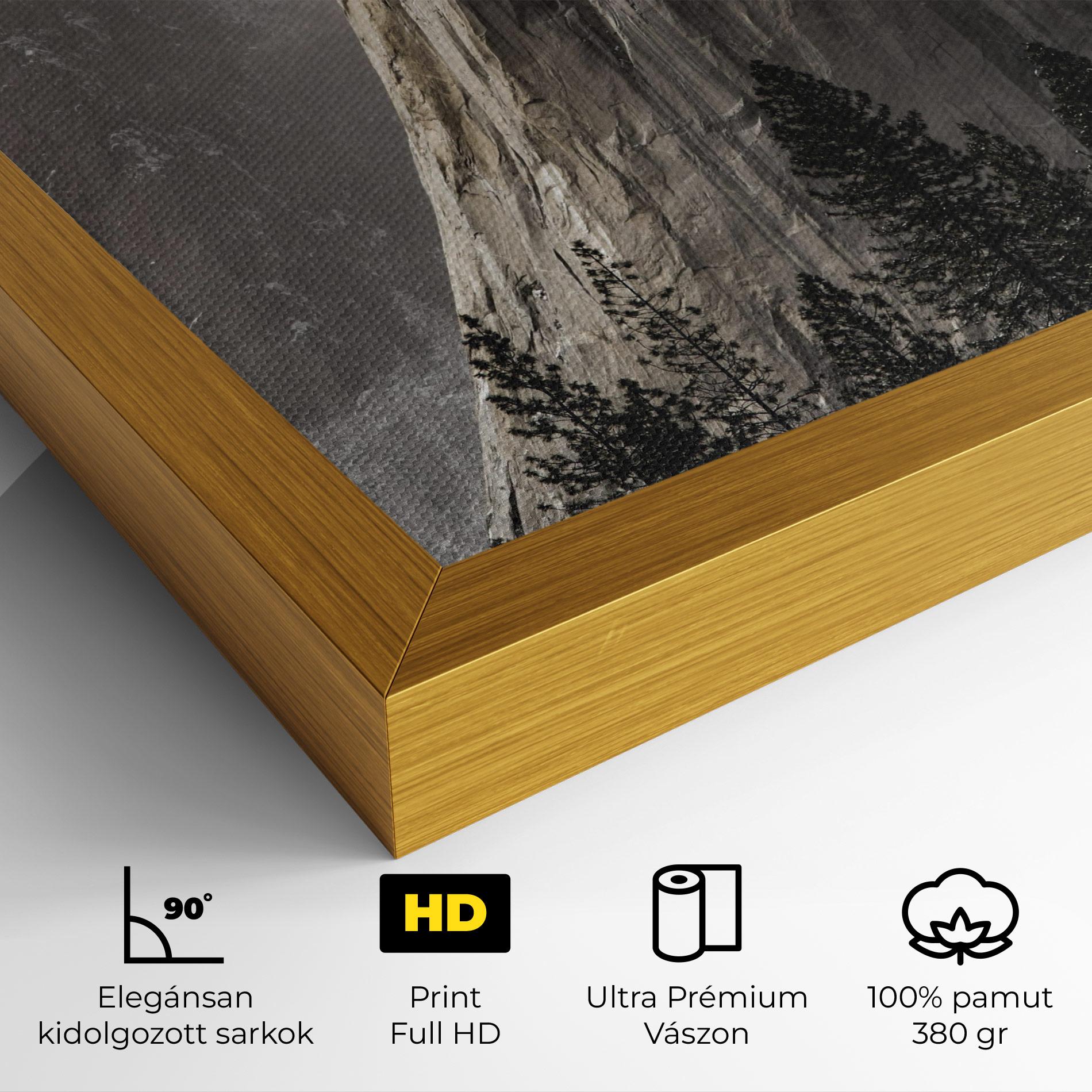 Vászonkép Green Tree Mountain mockup 4