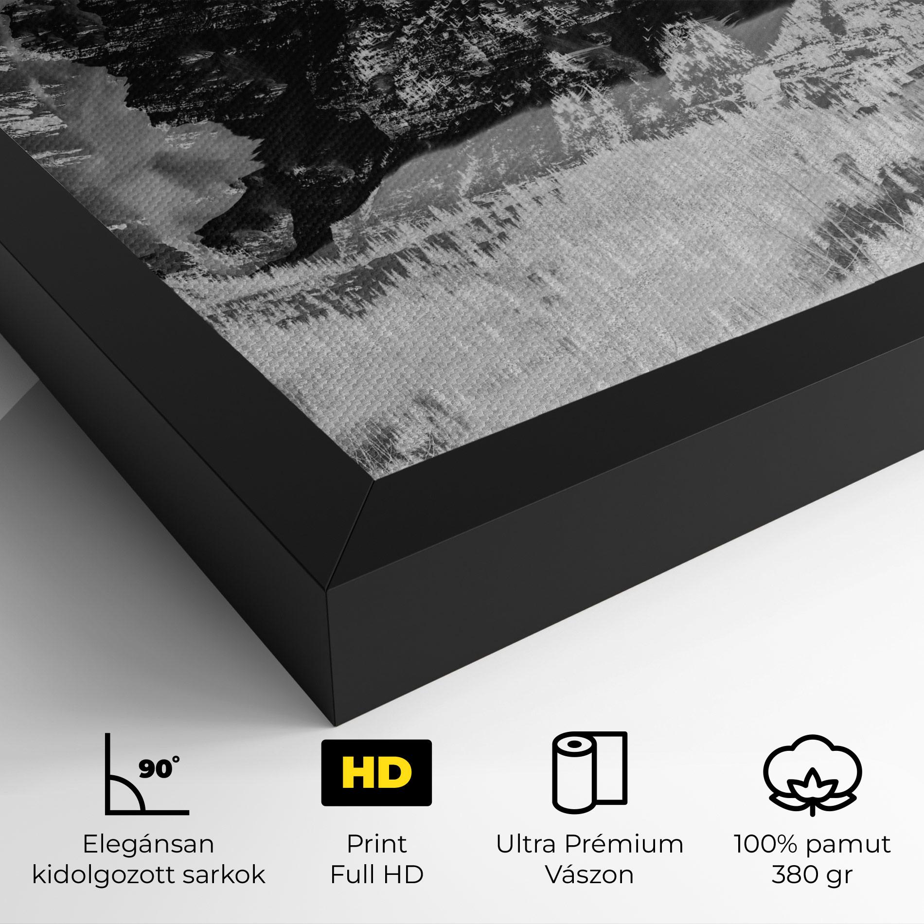 Vászonkép Green Shades Mountain mockup 4