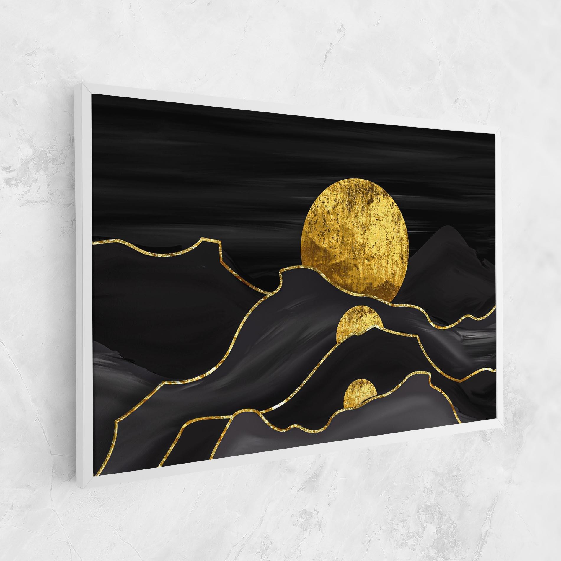 Vászonkép Black Moutains mockup 1