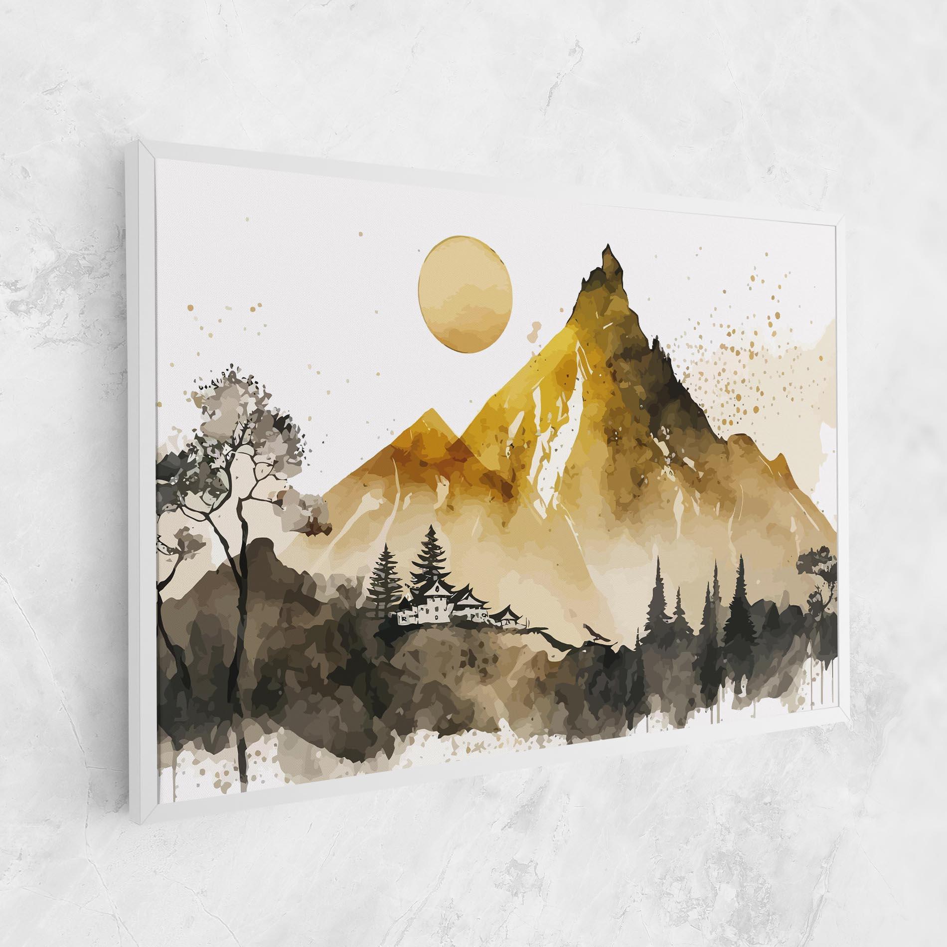 Vászonkép Gold Mountain Art mockup 1
