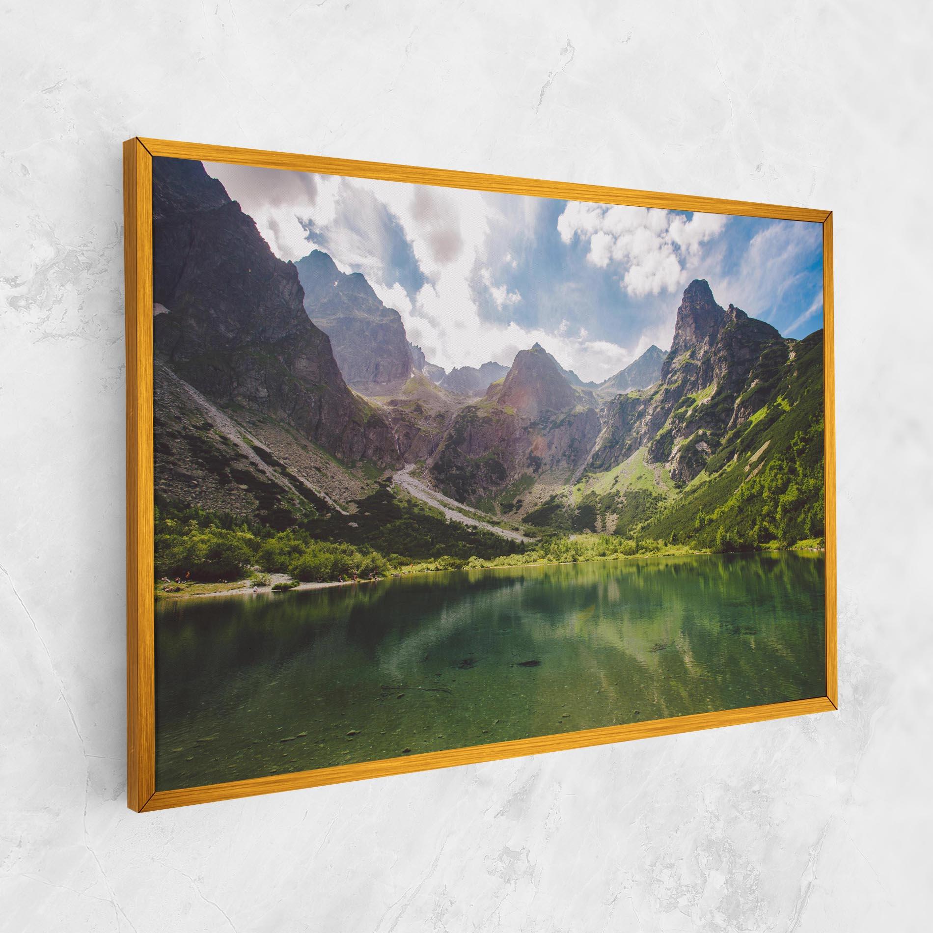 Vászonkép Green Mountain mockup 1