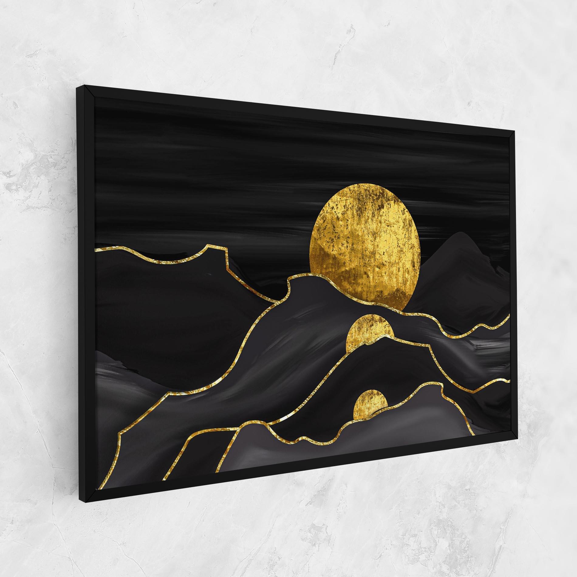 Vászonkép Black Moutains mockup 1