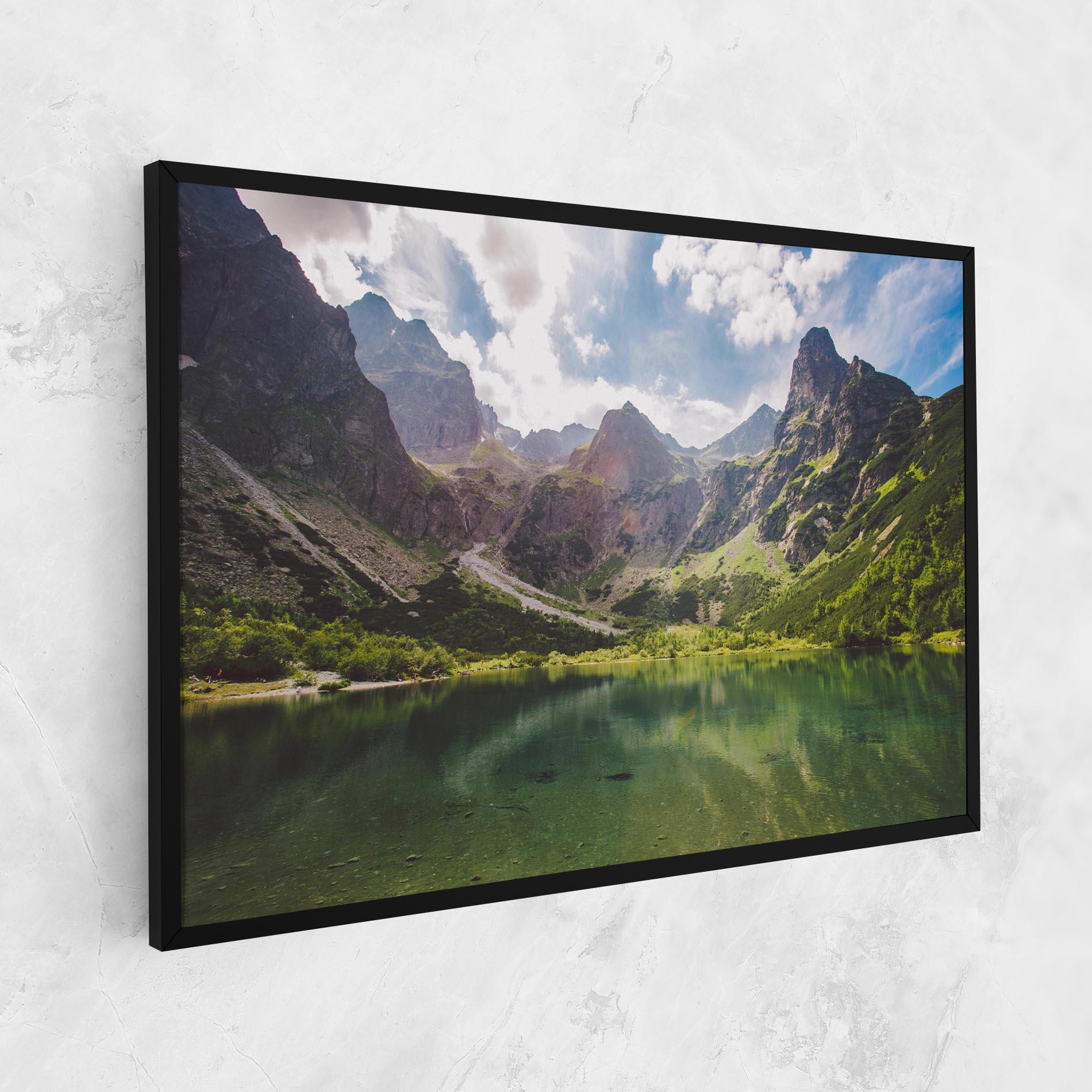 Vászonkép Green Mountain mockup 1