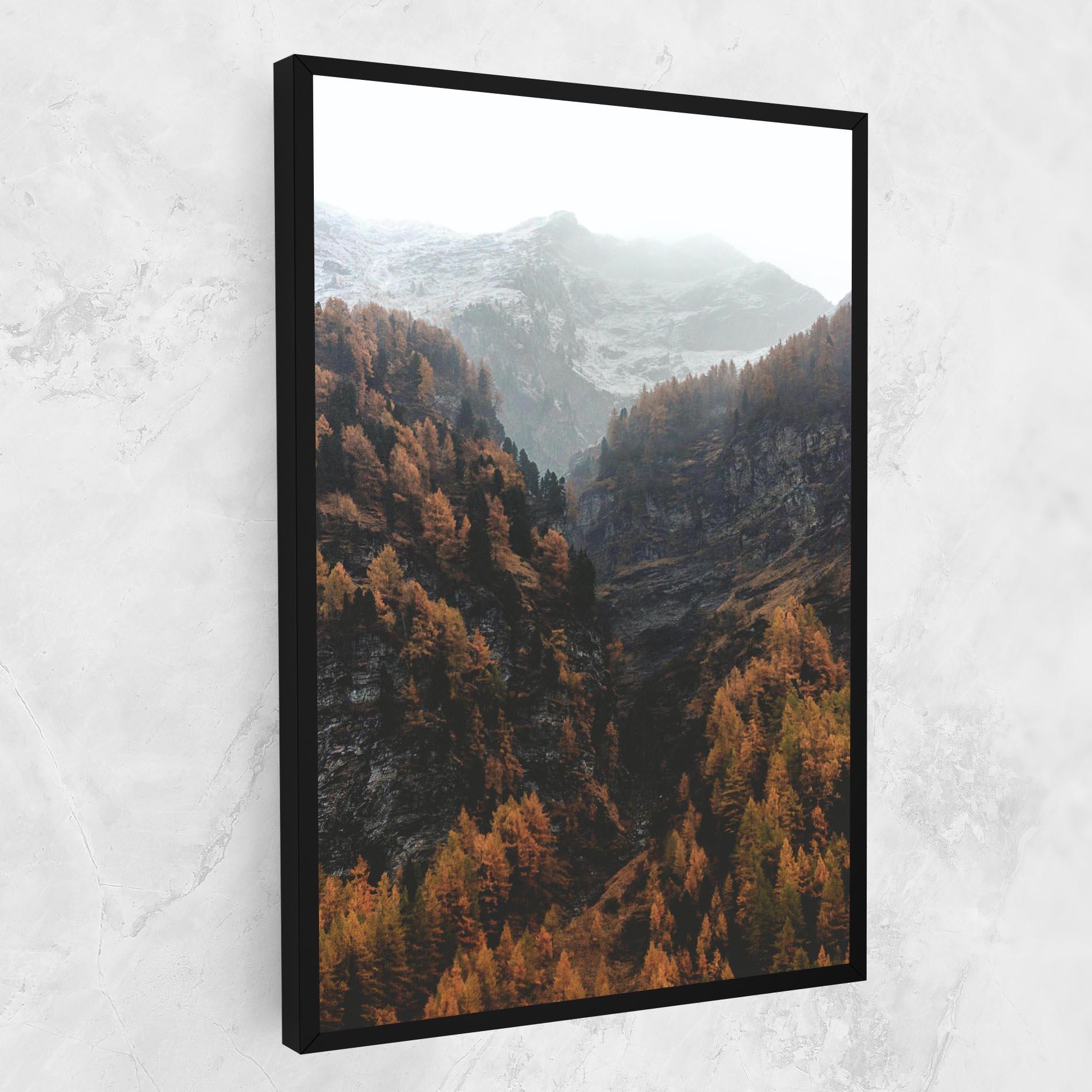 Vászonkép Autumn Mountain mockup 1