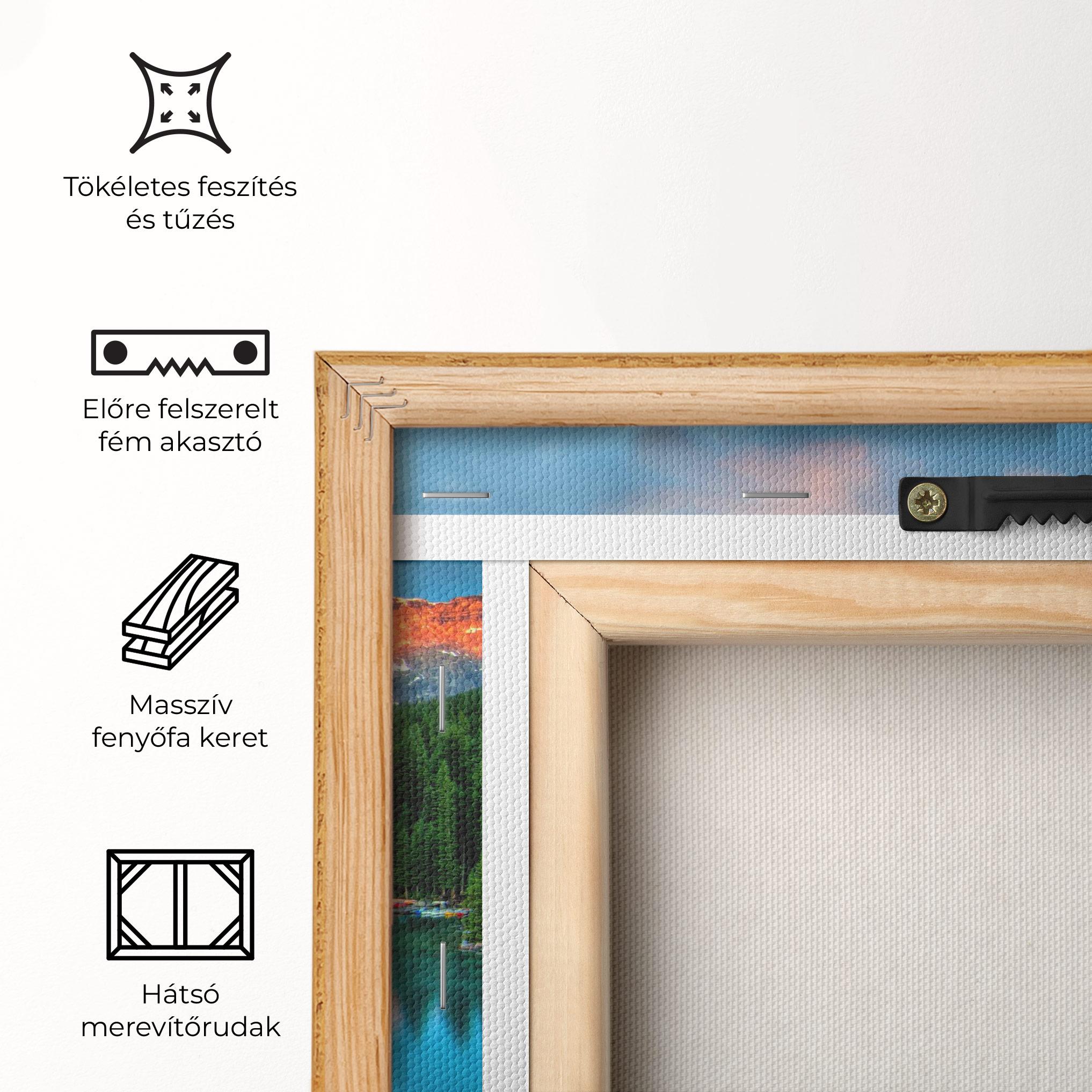 Vászonkép Lake Reflection mockup 5