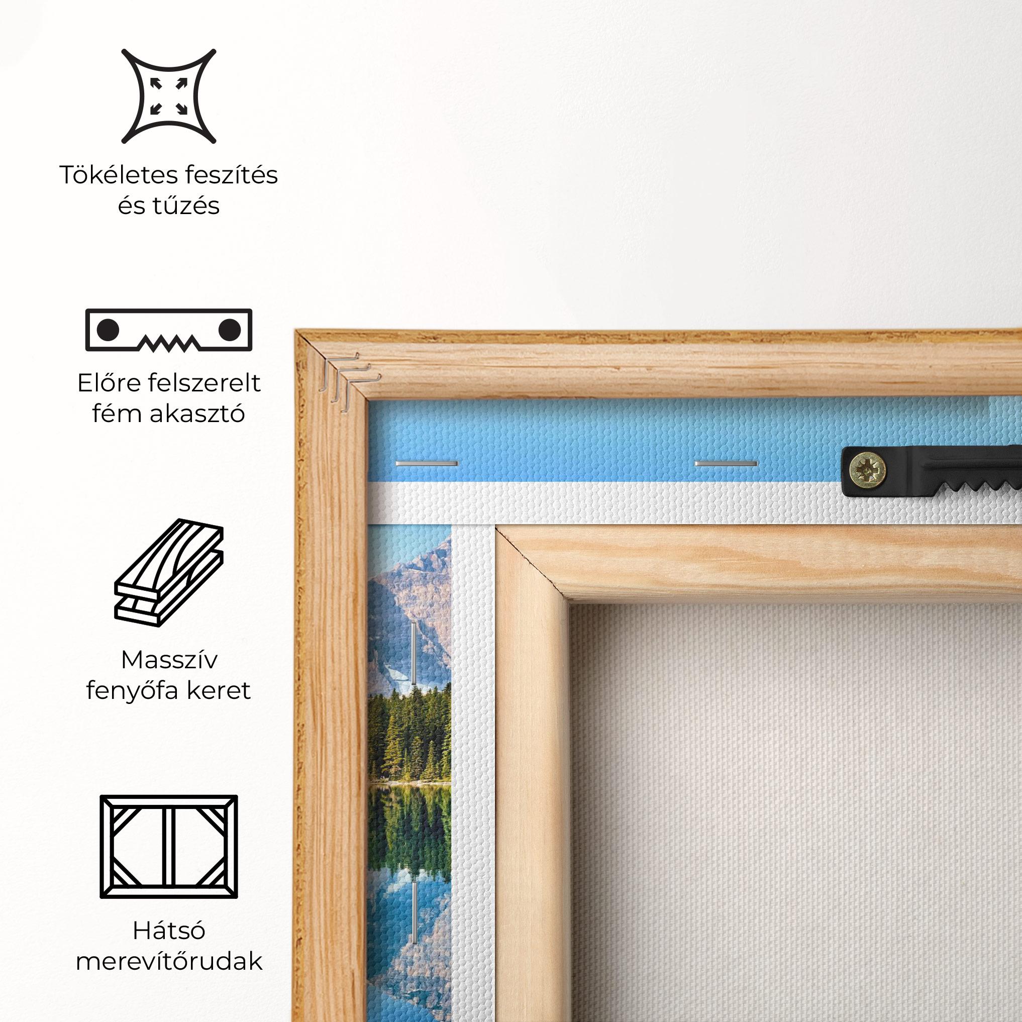 Vászonkép Mountain Crystal Lake mockup 5