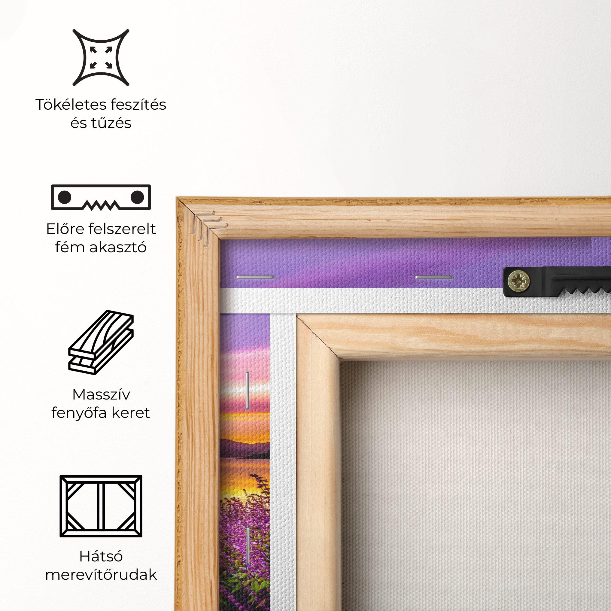 Vászonkép Purple Lake mockup 5