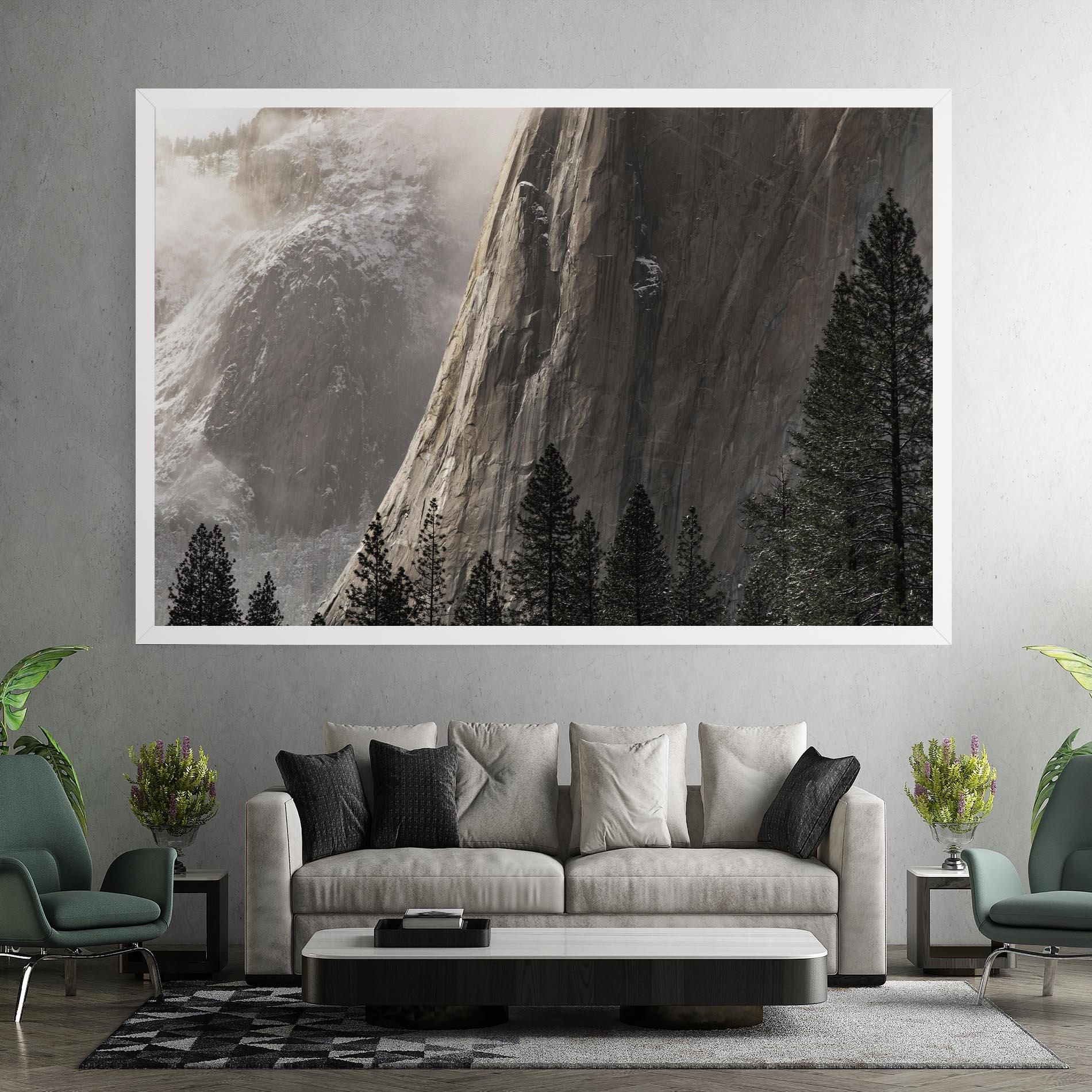 Vászonkép Green Tree Mountain mockup 7