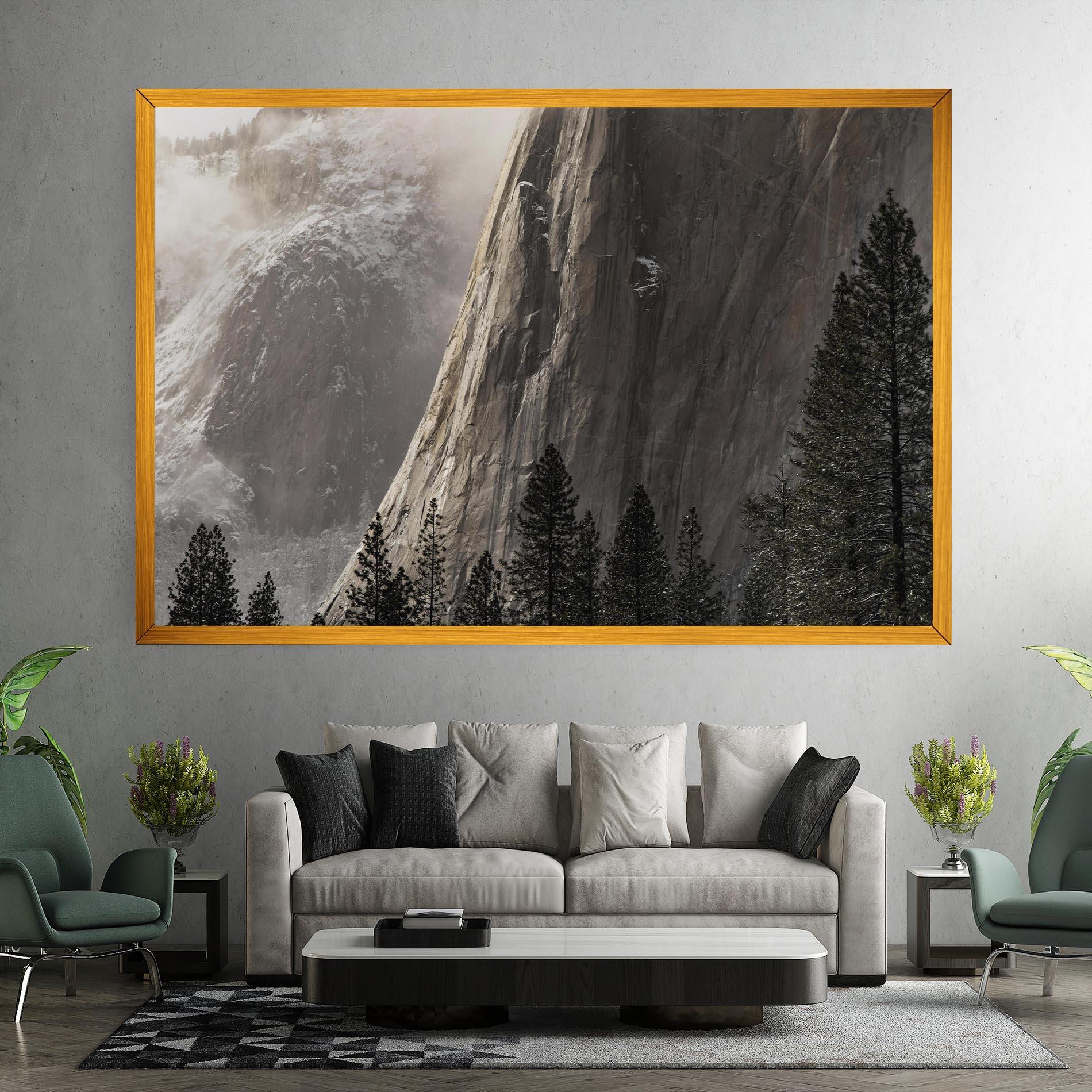 Vászonkép Green Tree Mountain mockup 7