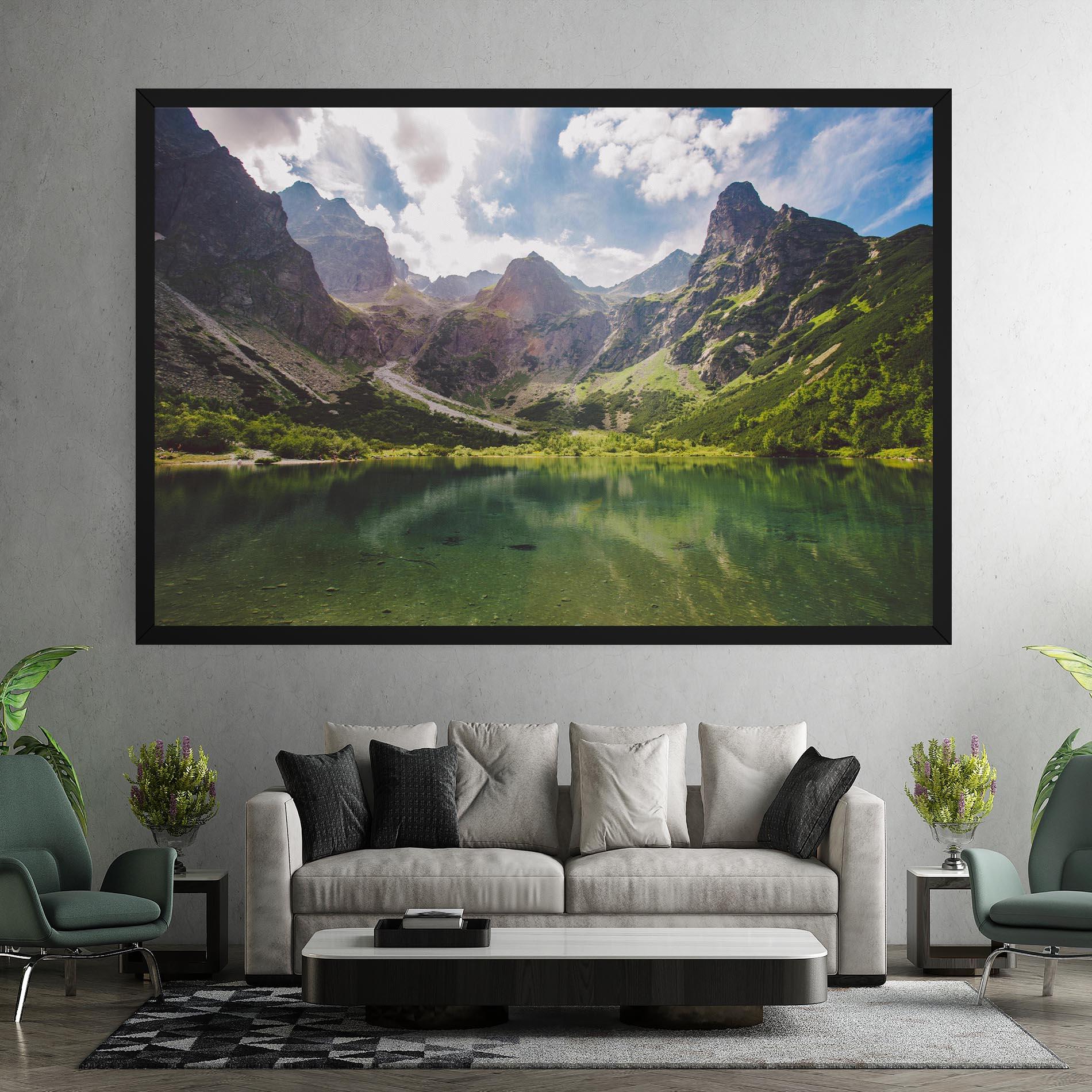 Vászonkép Green Mountain mockup 7