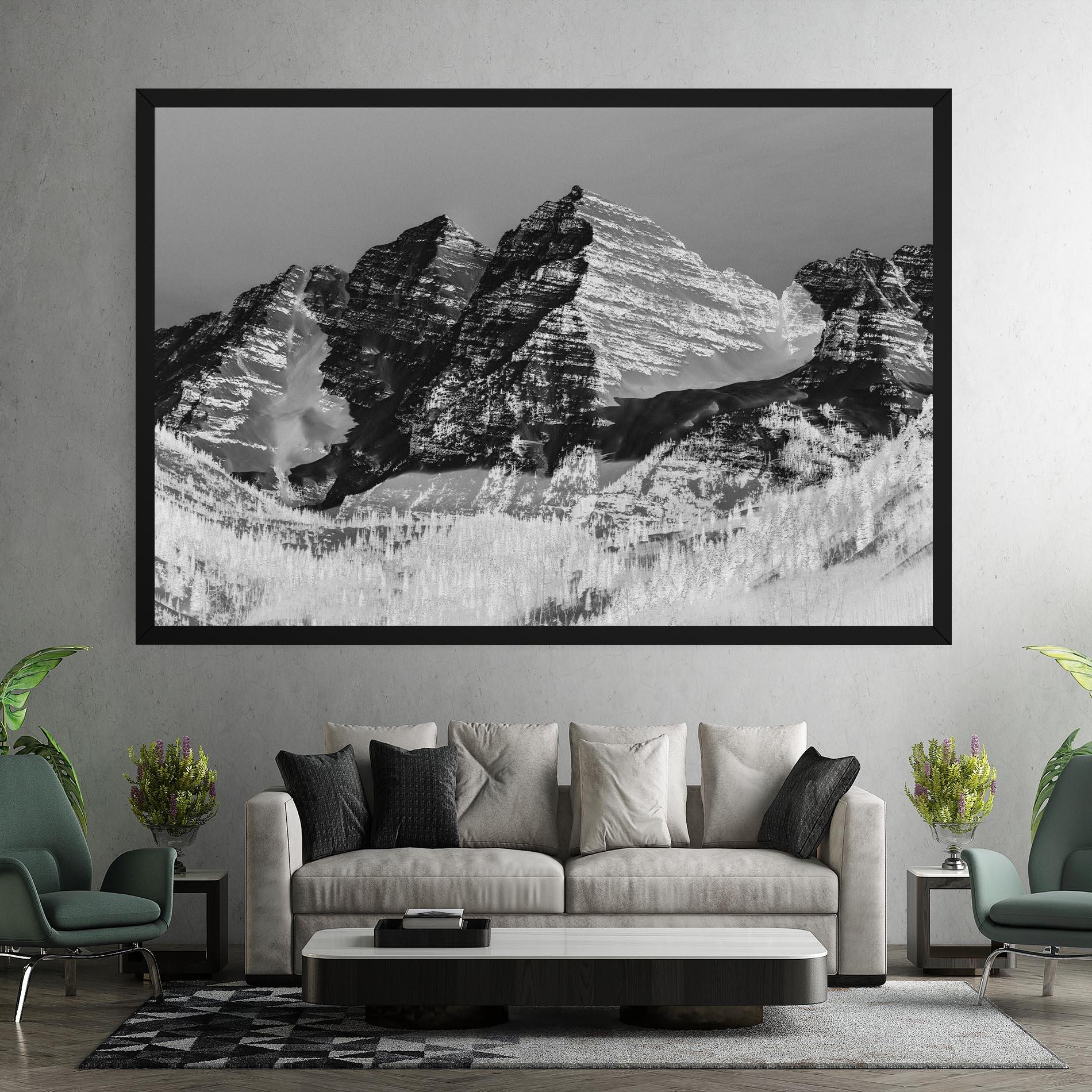 Vászonkép Green Shades Mountain mockup 7