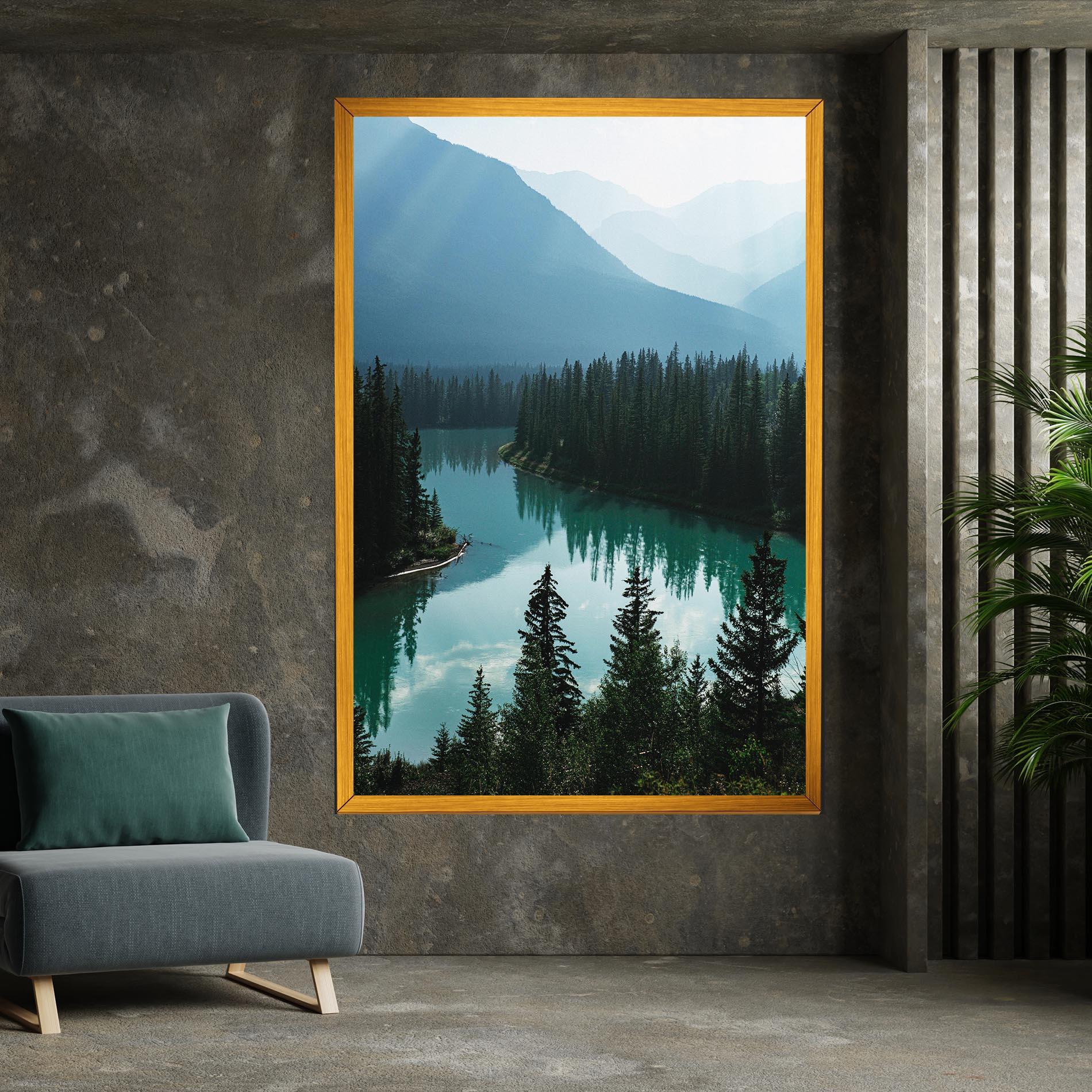 Vászonkép Crystal Lake mockup 7