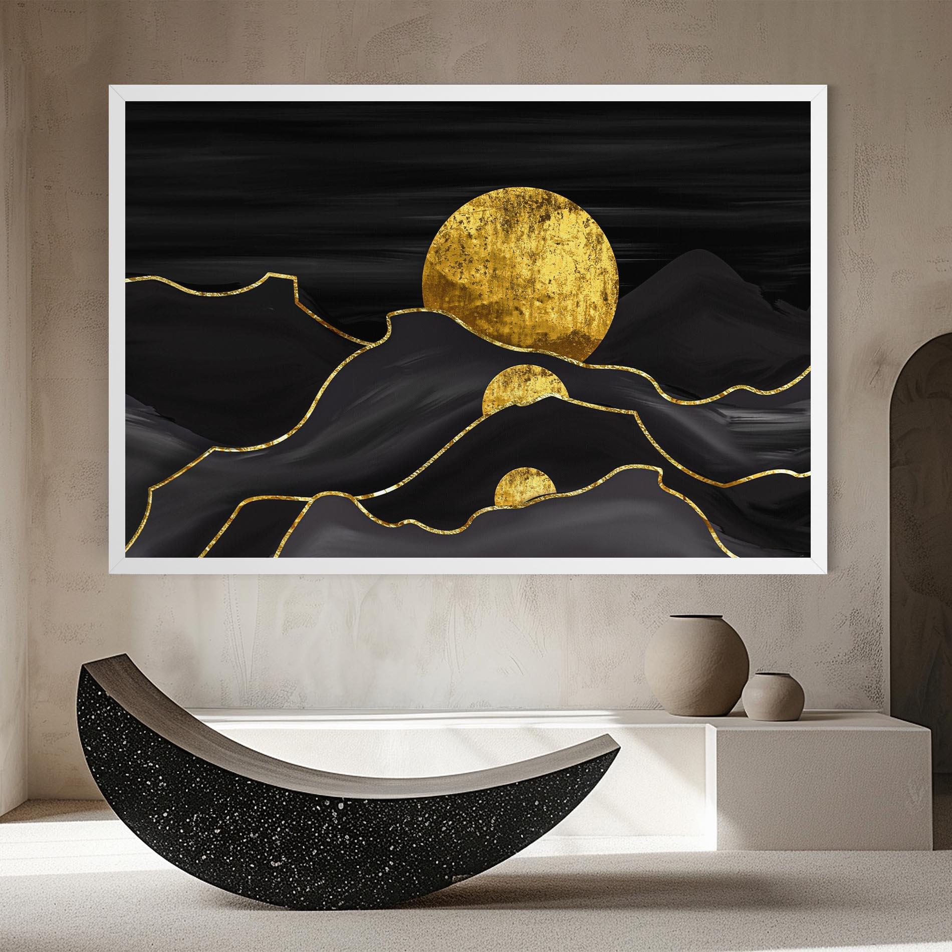 Vászonkép Black Moutains mockup 8