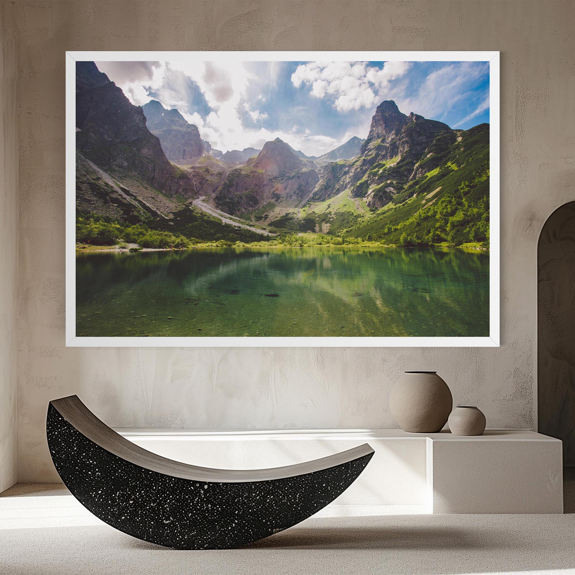 Vászonkép Green Mountain mockup 8