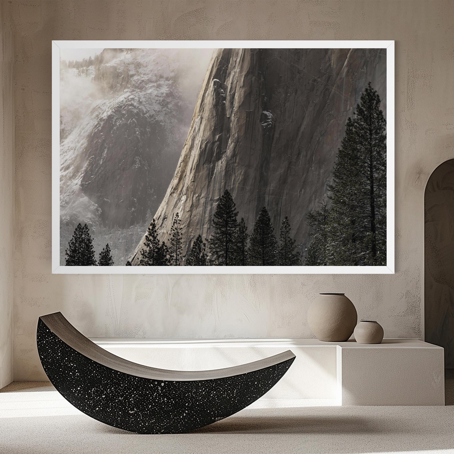 Vászonkép Green Tree Mountain mockup 8