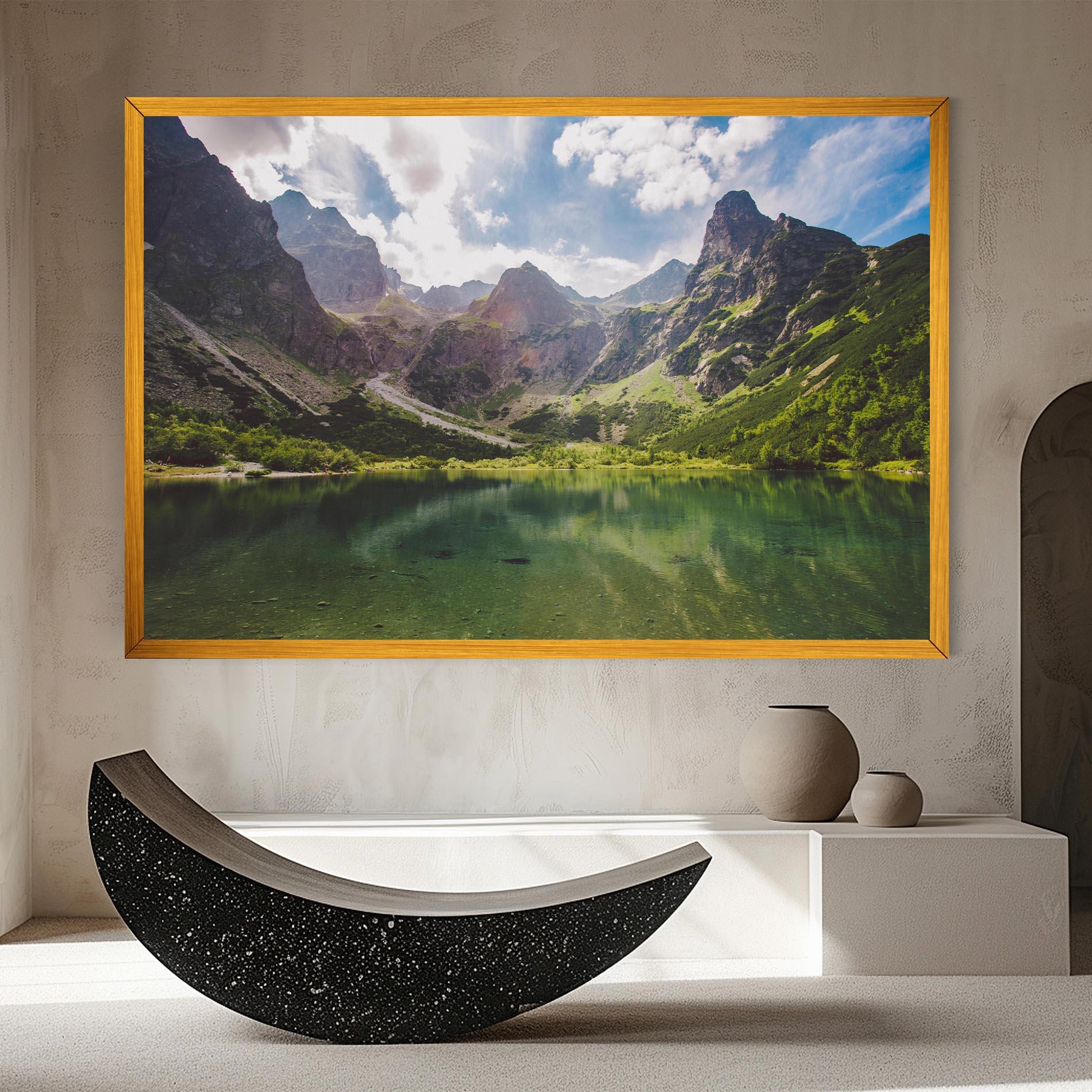 Vászonkép Green Mountain mockup 8