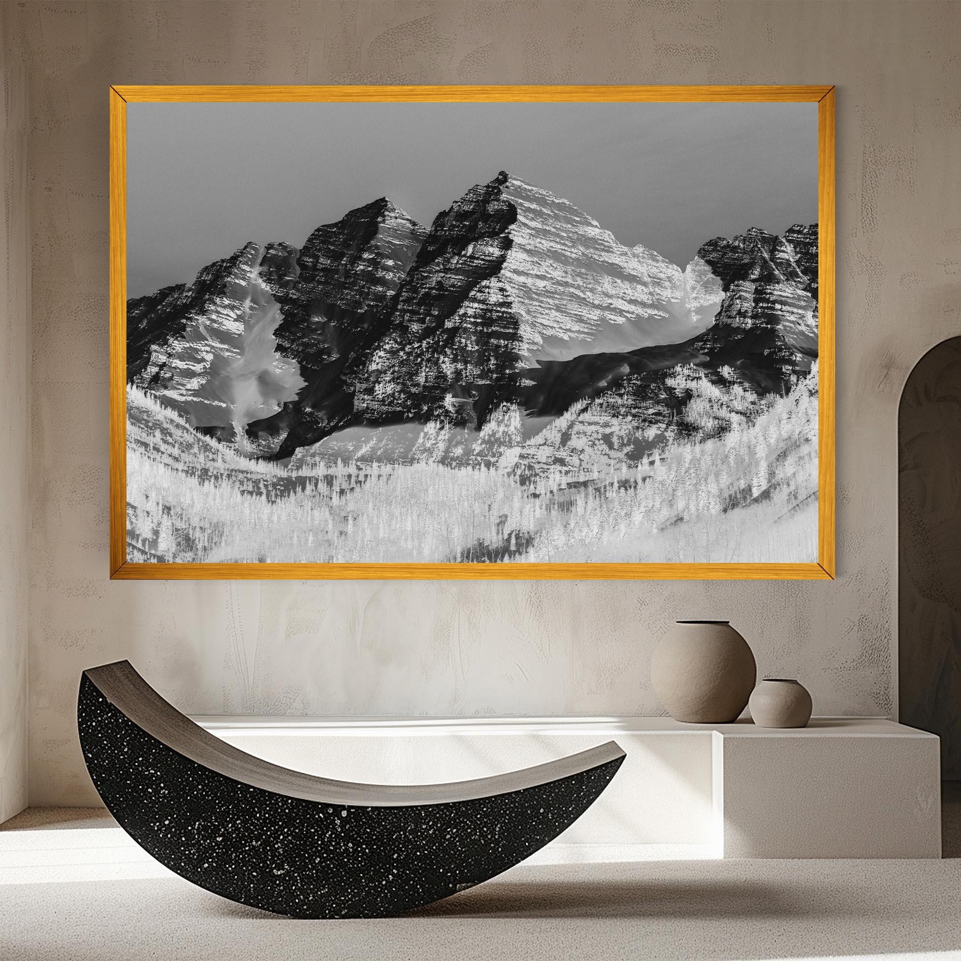 Vászonkép Green Shades Mountain mockup 8