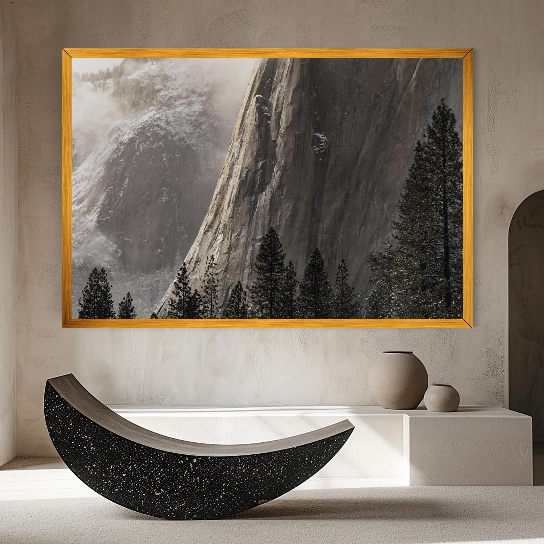 Vászonkép Green Tree Mountain mockup 8