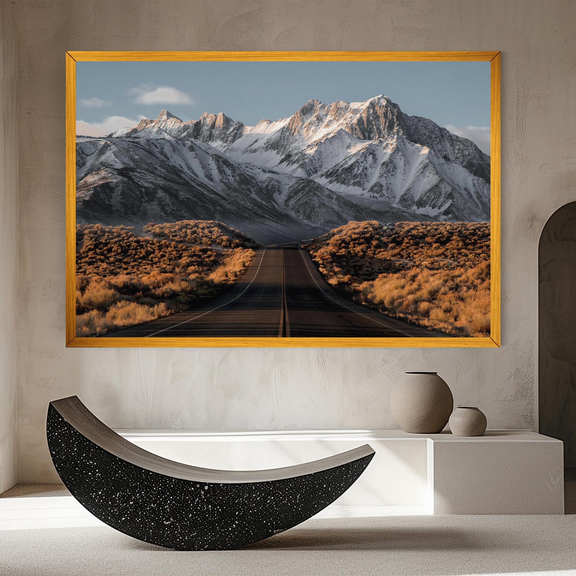 Vászonkép Nice Mountain Road mockup 8