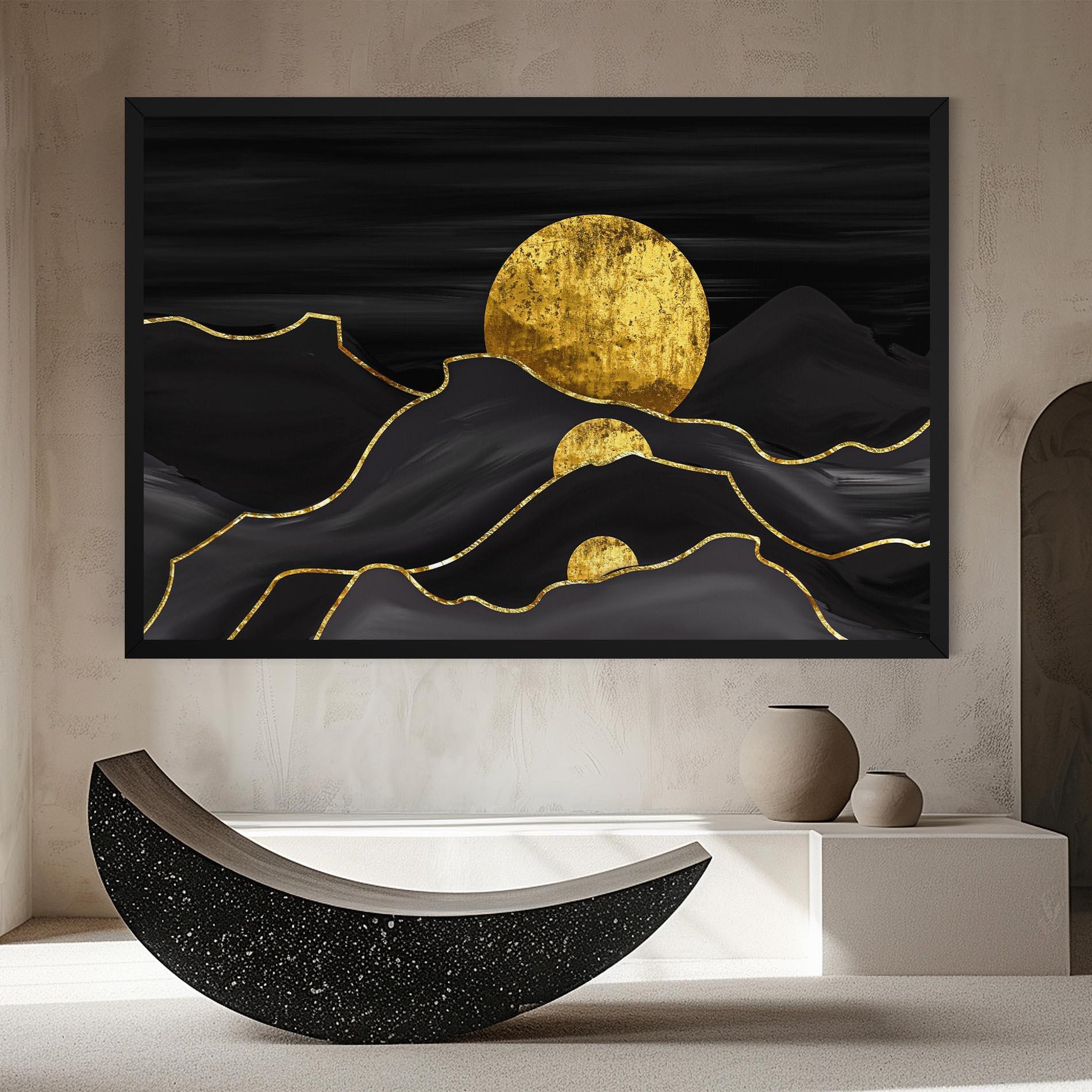 Vászonkép Black Moutains mockup 8