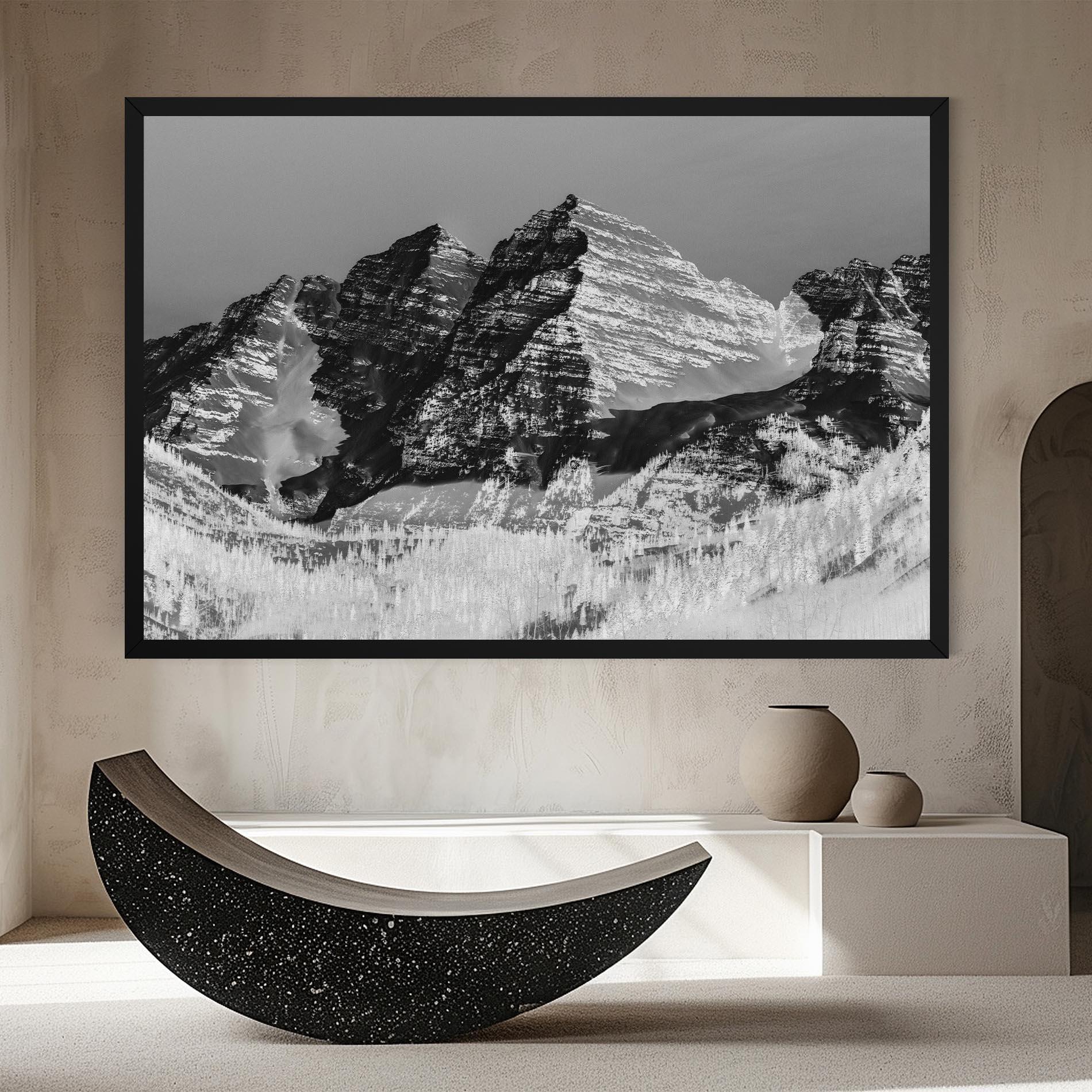 Vászonkép Green Shades Mountain mockup 8