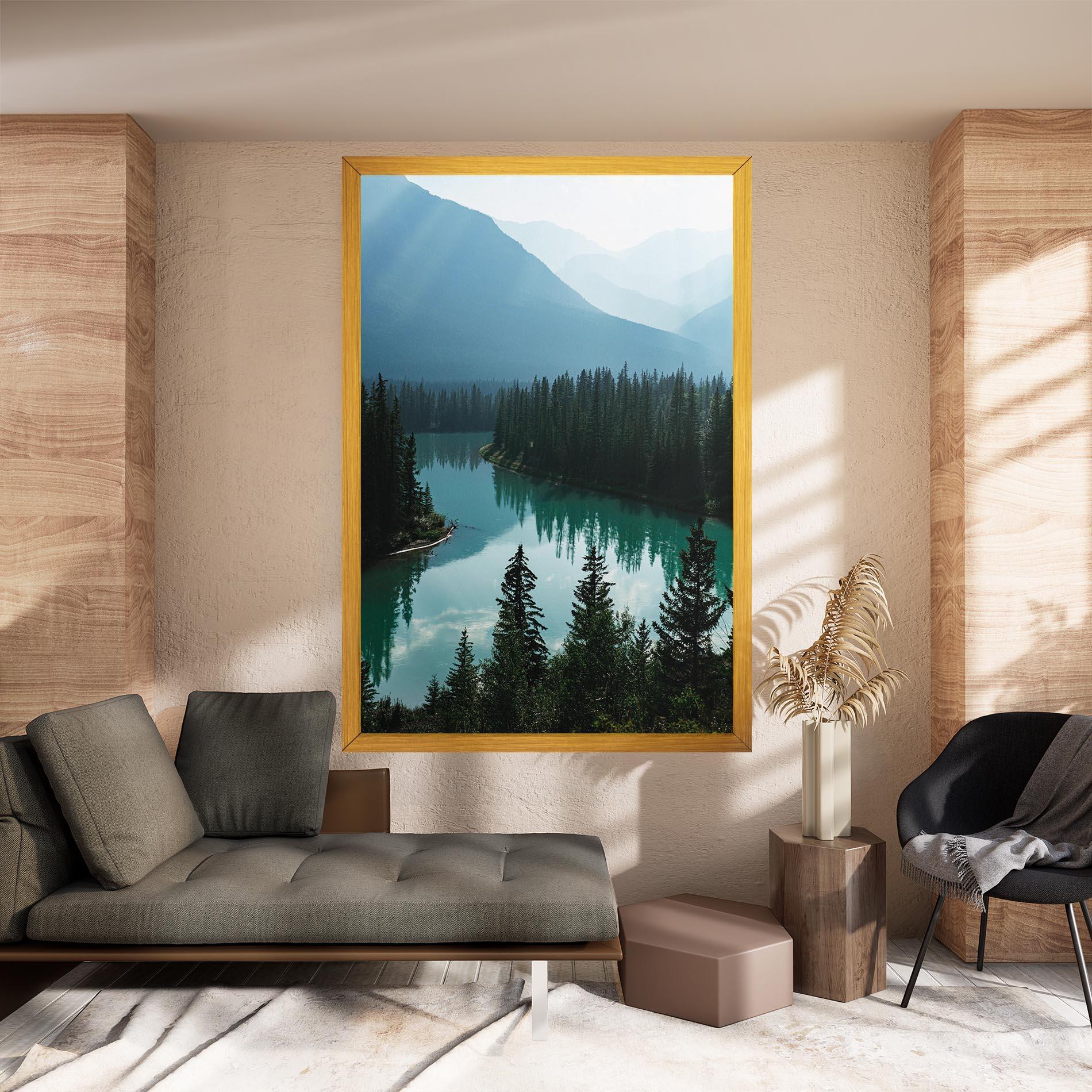 Vászonkép Crystal Lake mockup 8